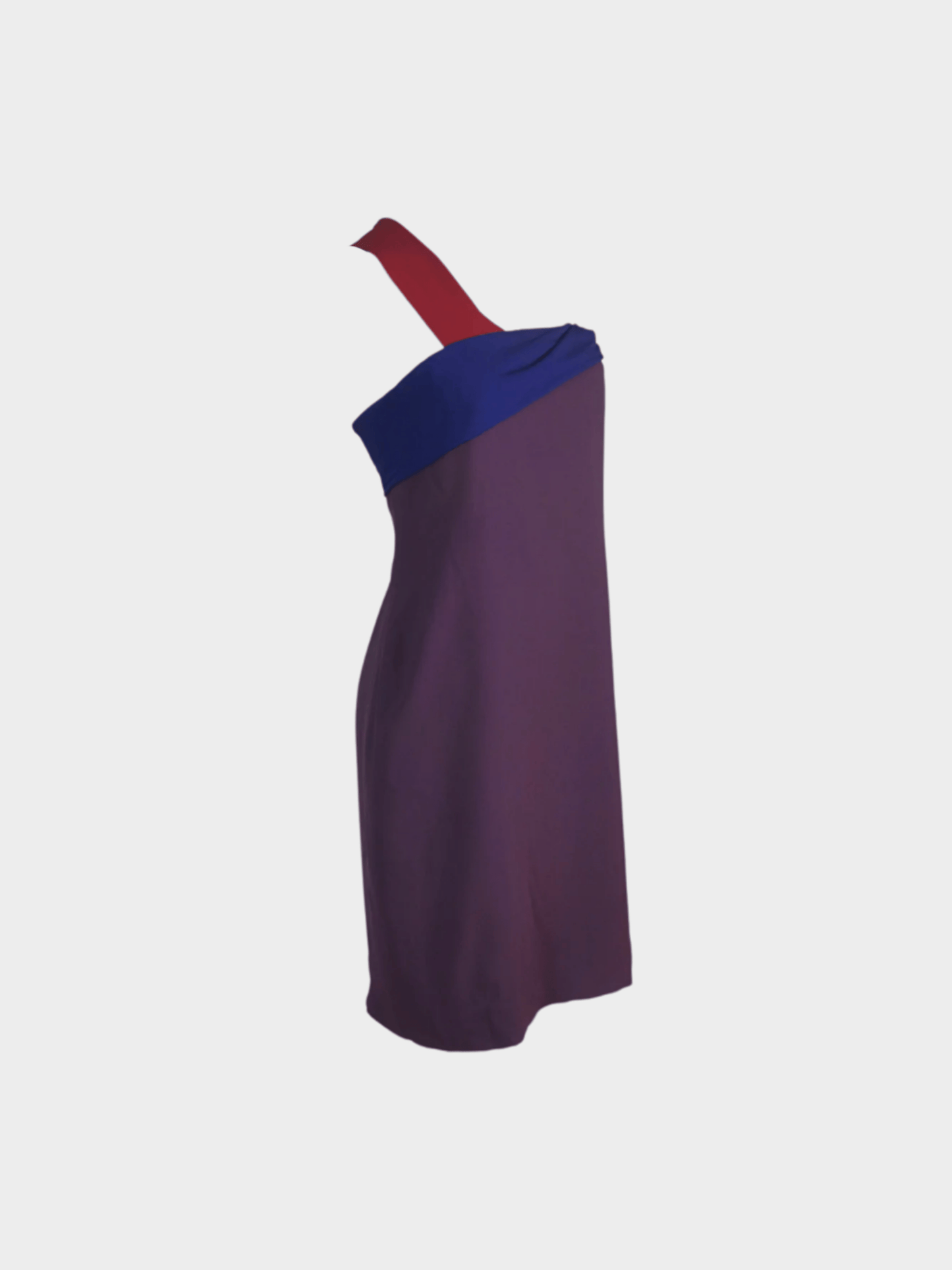 Versace FW 1997 Purple Colour-Block Dress