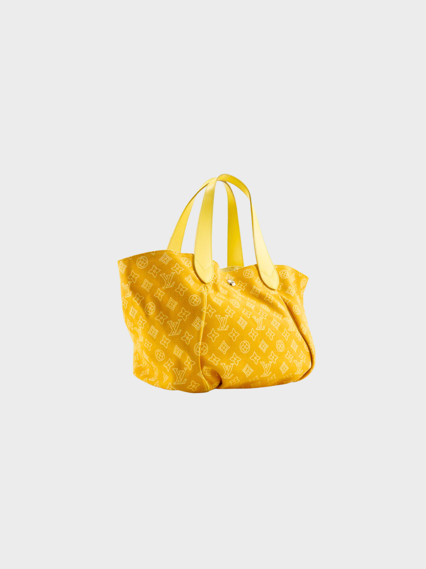 Louis Vuitton 2009 Yellow Monogram Canvas Caba Ipanema GM Tote Bag