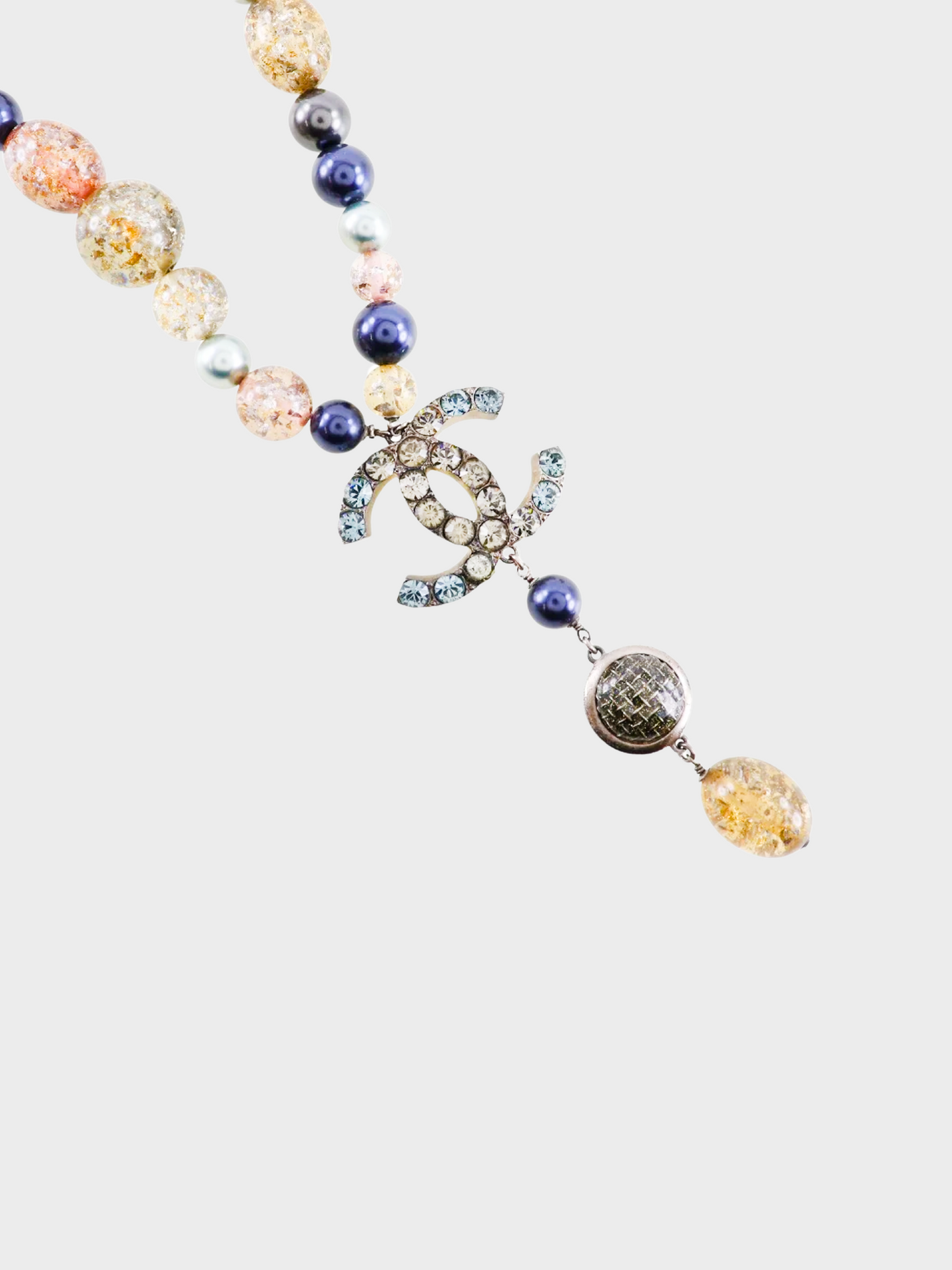Chanel 2006 Spring Coco Multicolor Beaded Necklace