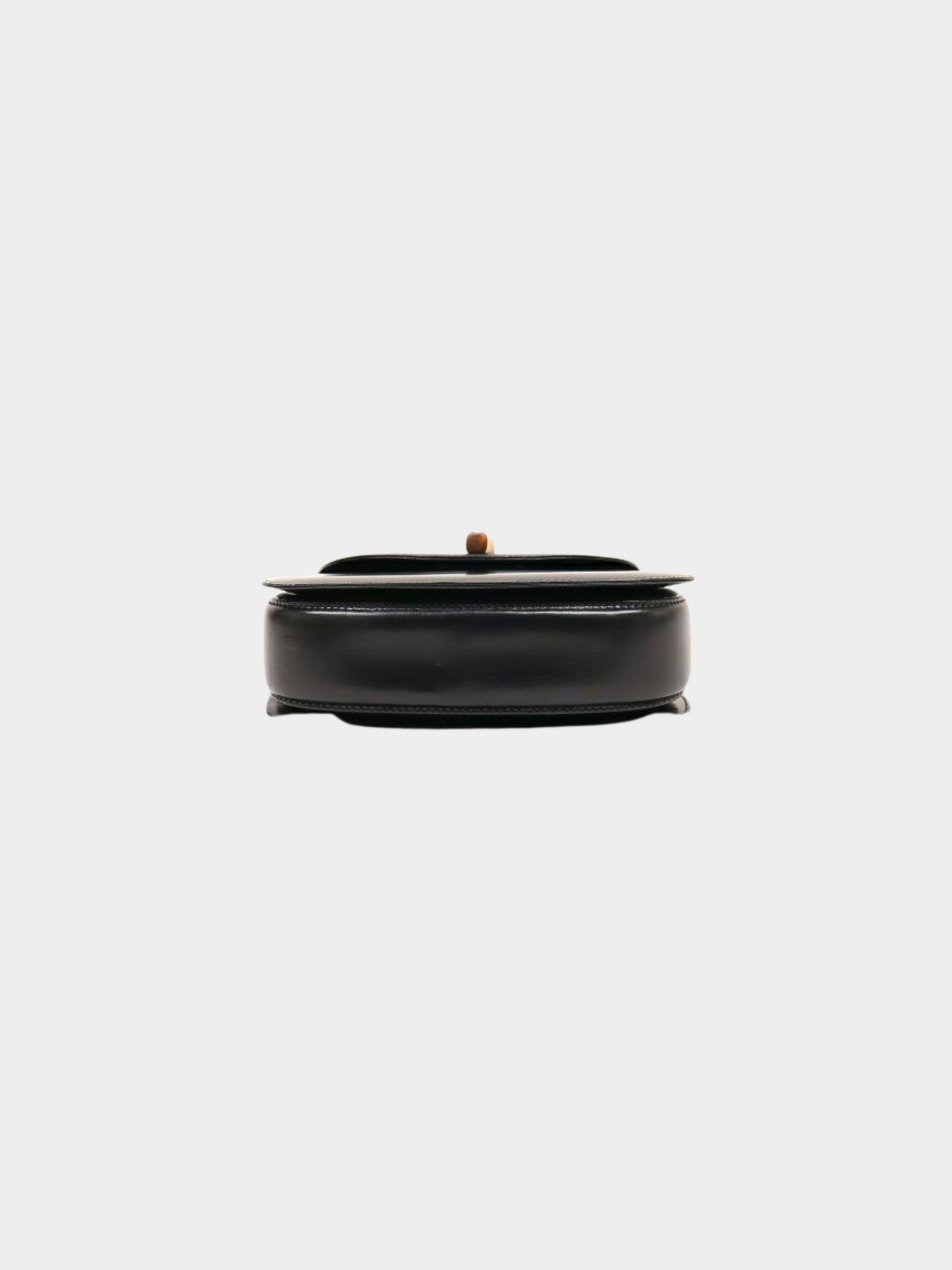 Gucci 1990s Black Bamboo 1947 Two-way Bag