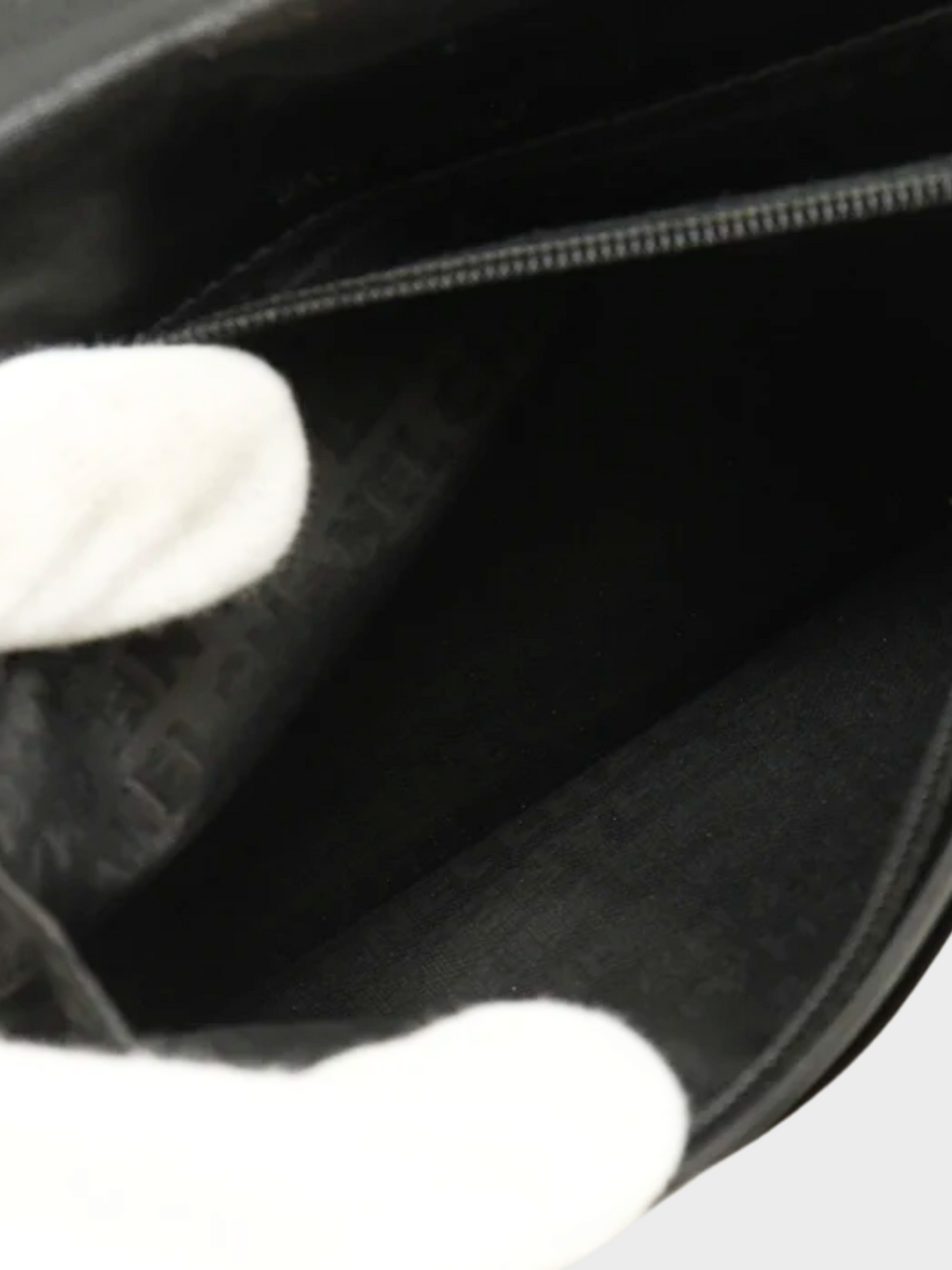 Chanel 2004 Black Coco Mark Icon Long Wallet
