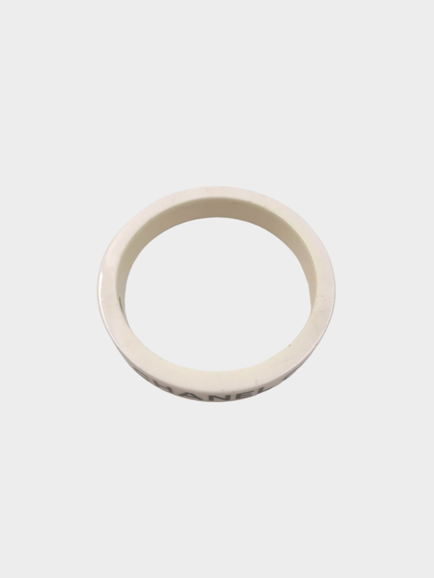 Chanel SS 2007 White Resin Coco Chanel Bangle