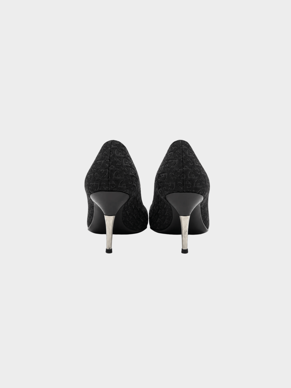 Christian Dior 2000s Black Diorissimo Buckle Pumps