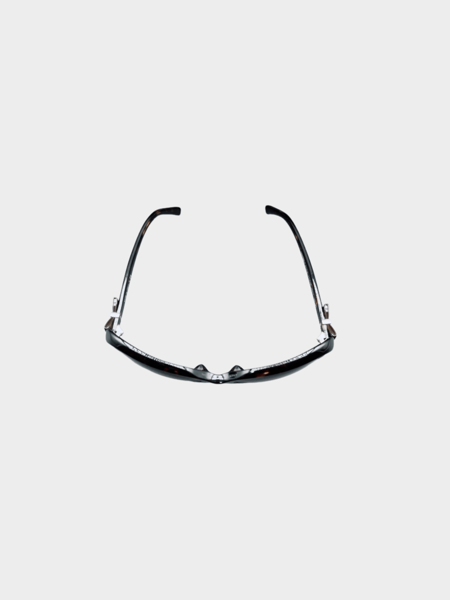 Chanel 2015 Brown Tortoise Shell Frame Bow Sunglasses