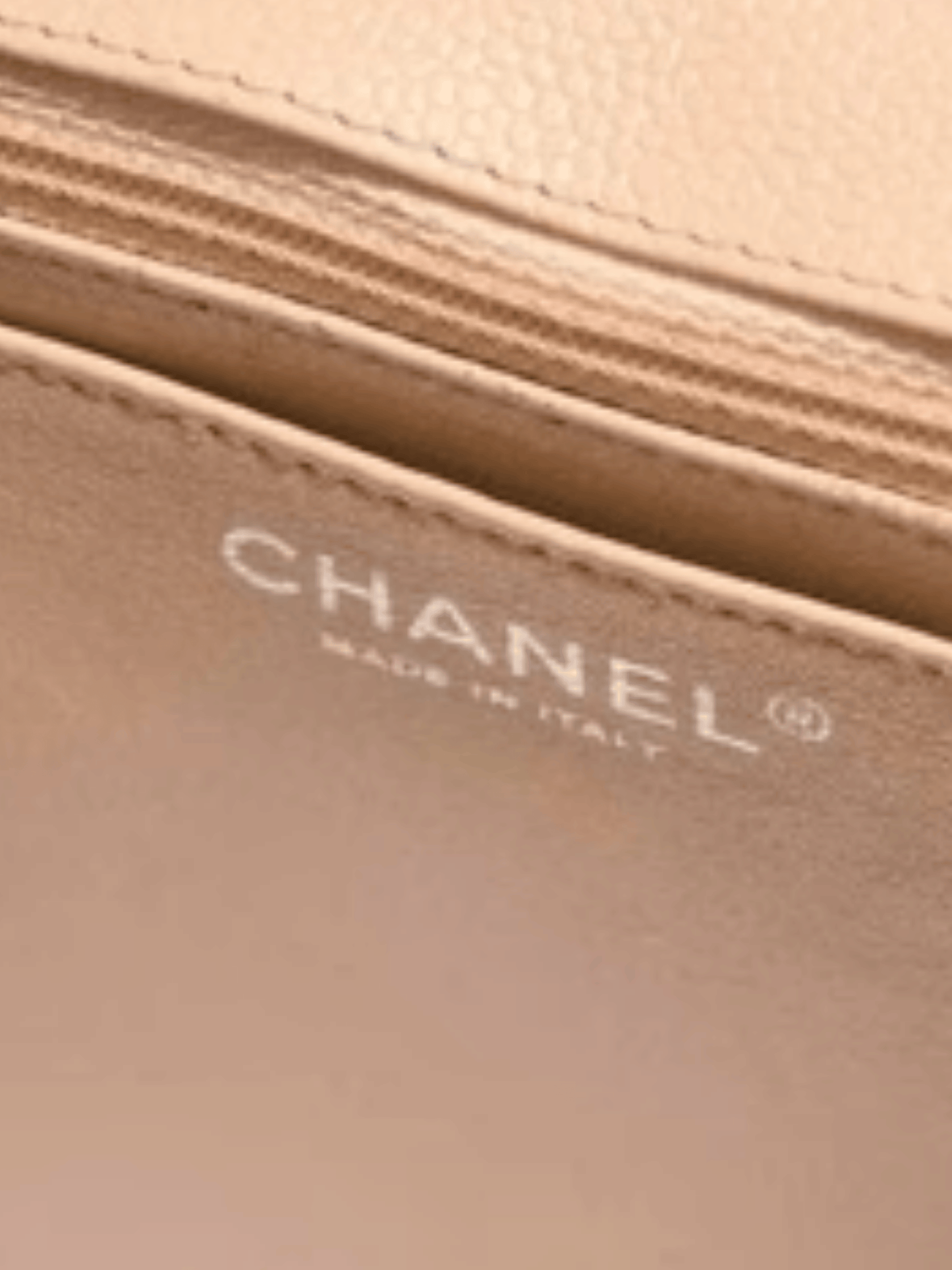 Chanel 2012 Timeless Cream Caviar Flap Bag