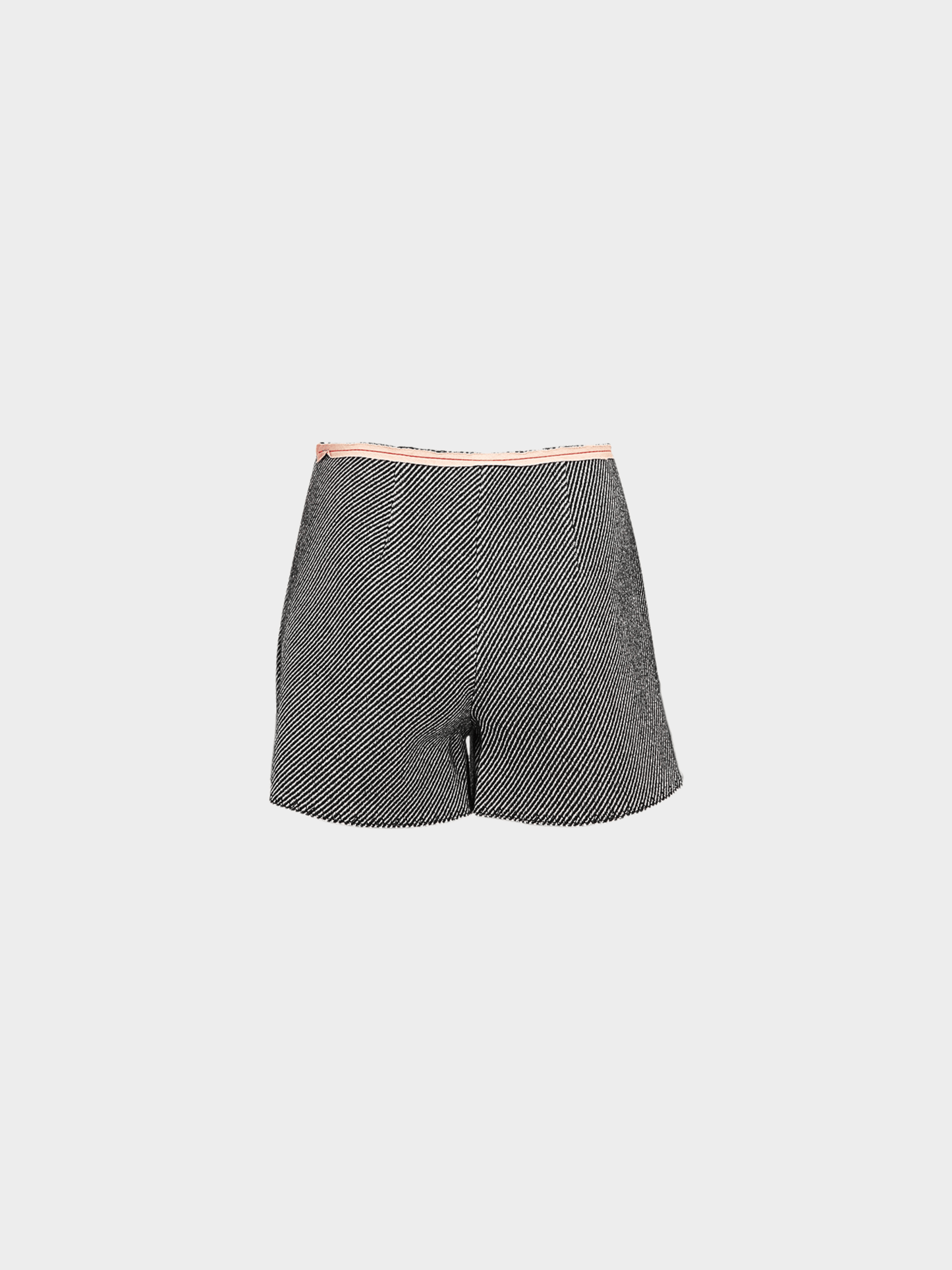 Miu Miu FW 2000 Twill Grey Wool Shorts