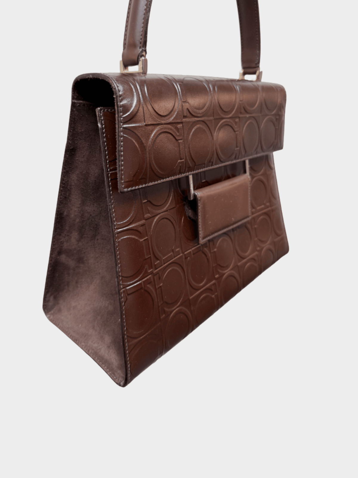 Salvatore Ferragamo 2000s Leather Top Handle Bag