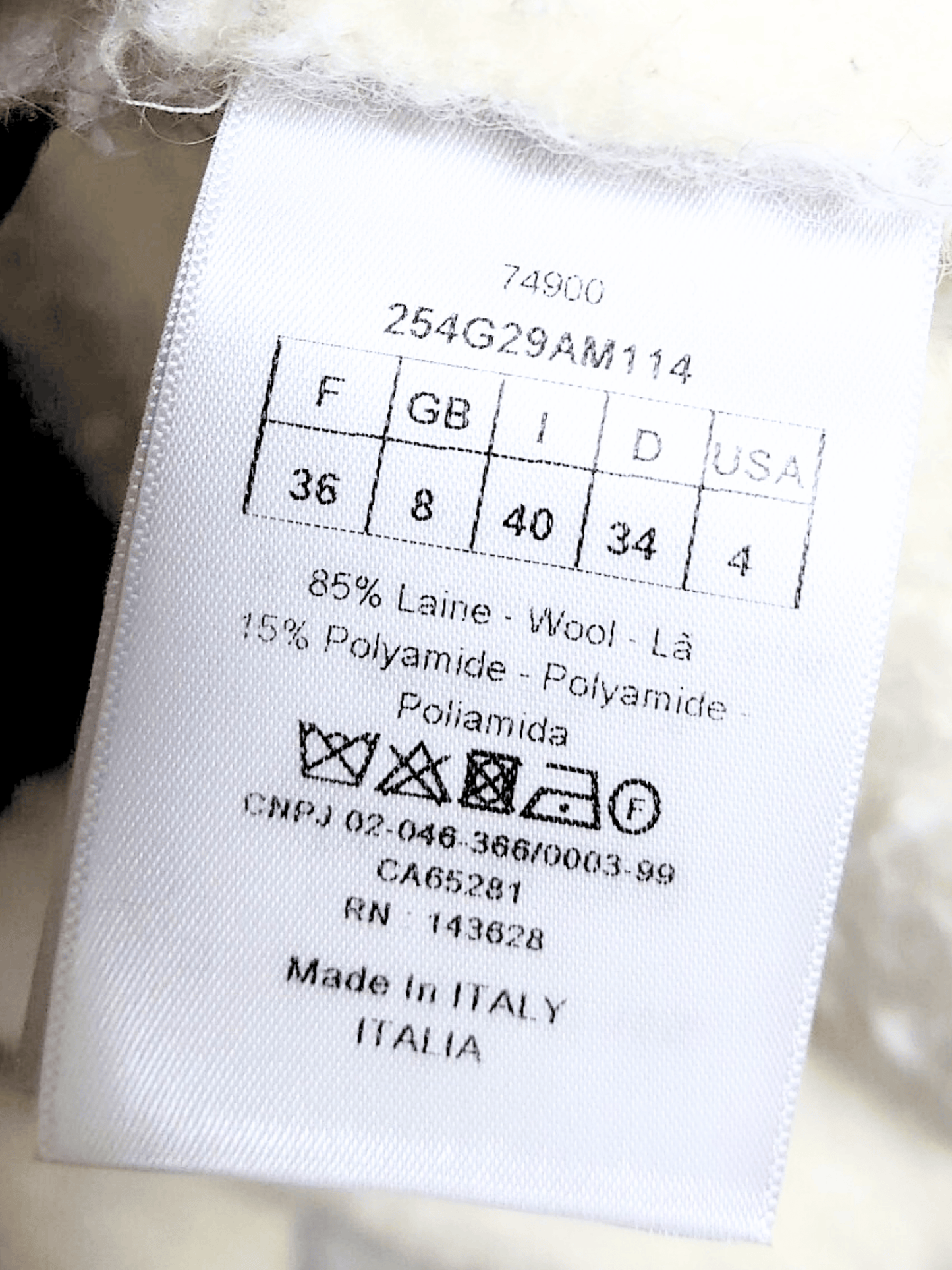 Christian Dior 2020s Cream 'J'Adior 8' Hooded Cardigan