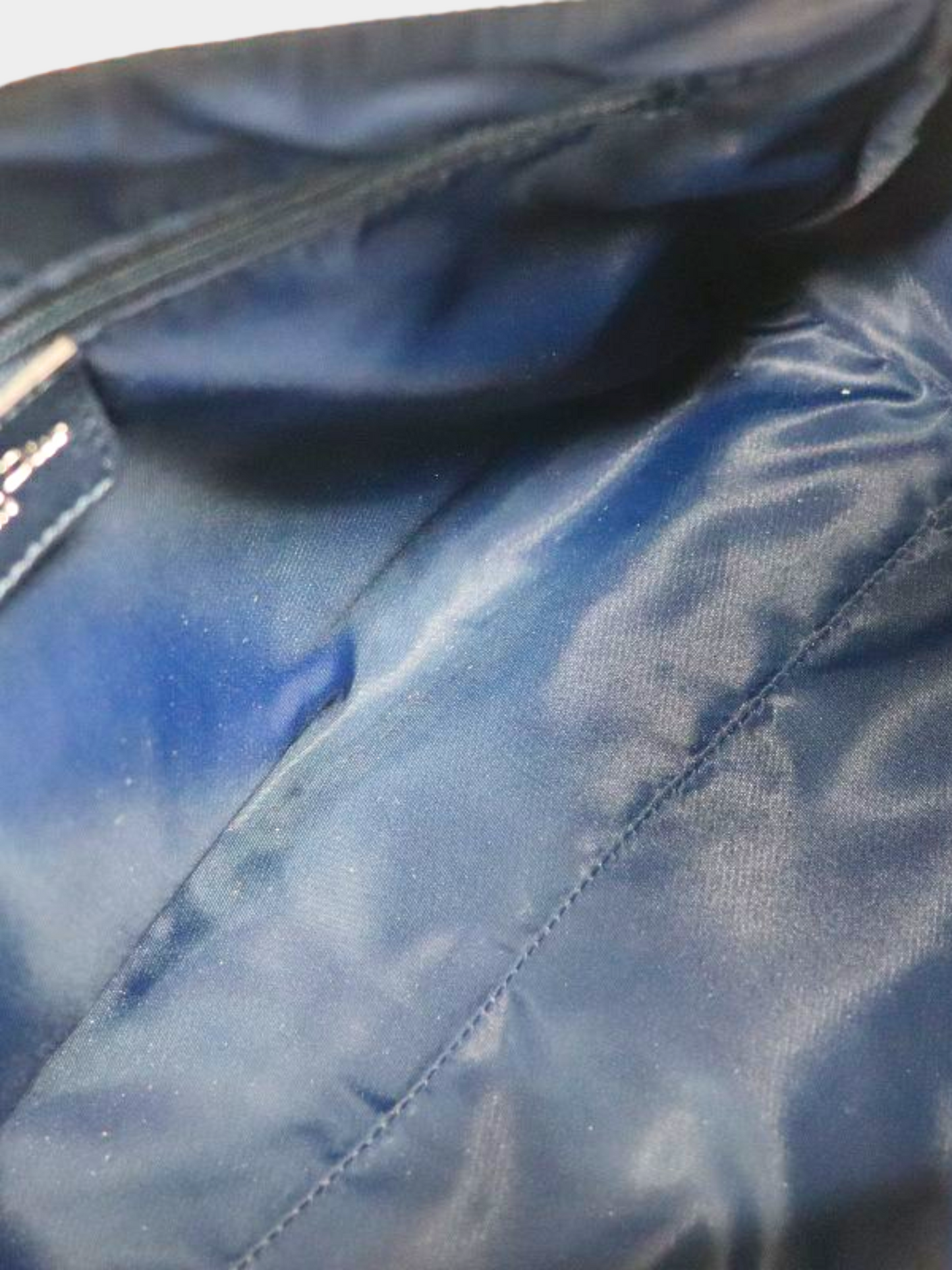 Christian Dior 2000s Navy Blue Monogram Trotter Hand Bag