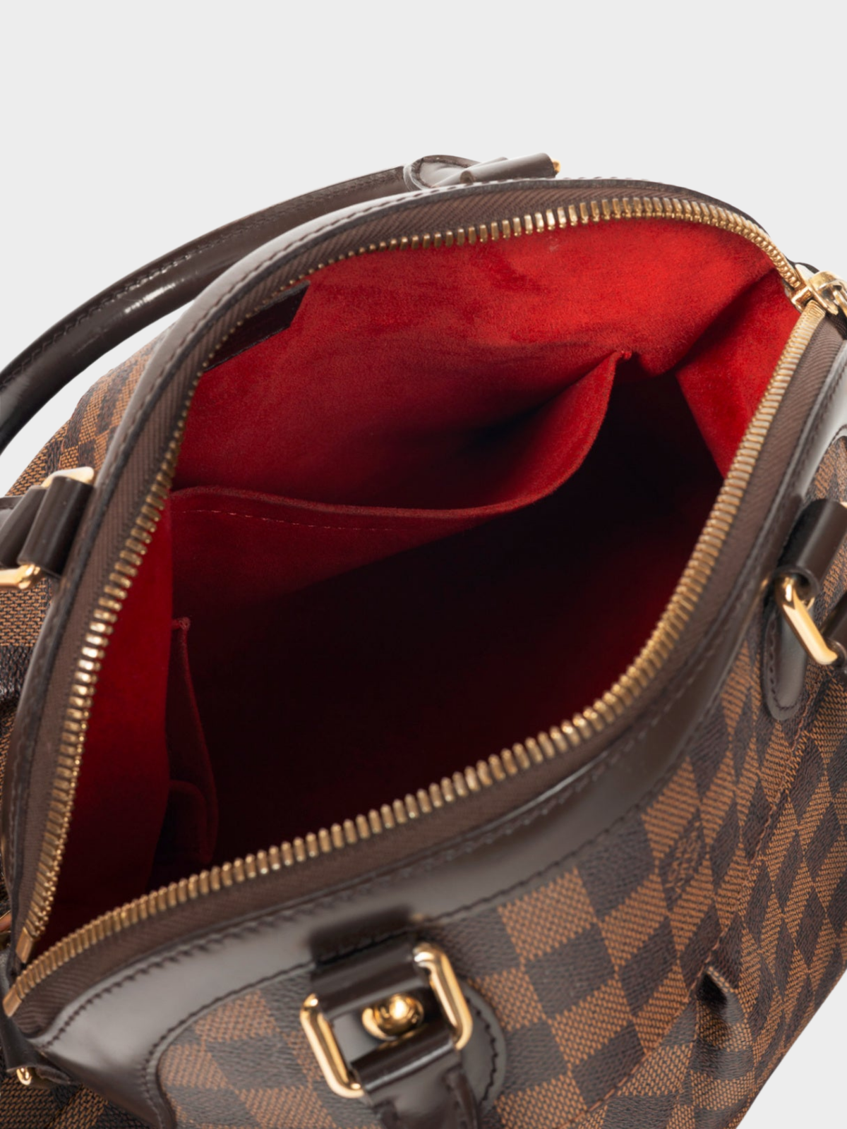 Louis Vuitton 2011 Trevi PM Damier Ebene Canvas Handbag