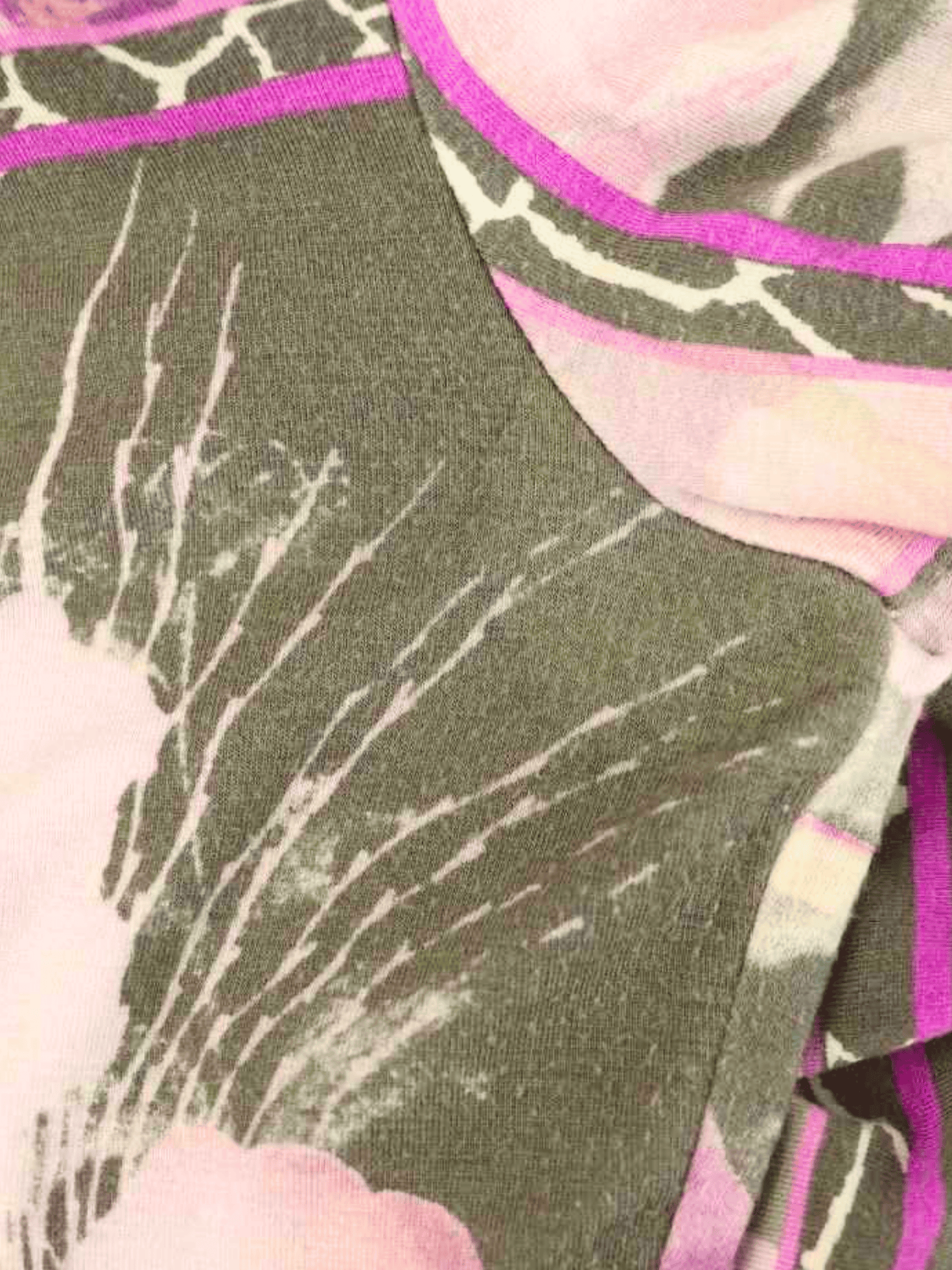 Roberto Cavalli Class 2000s Floral Printed Longsleeve Top