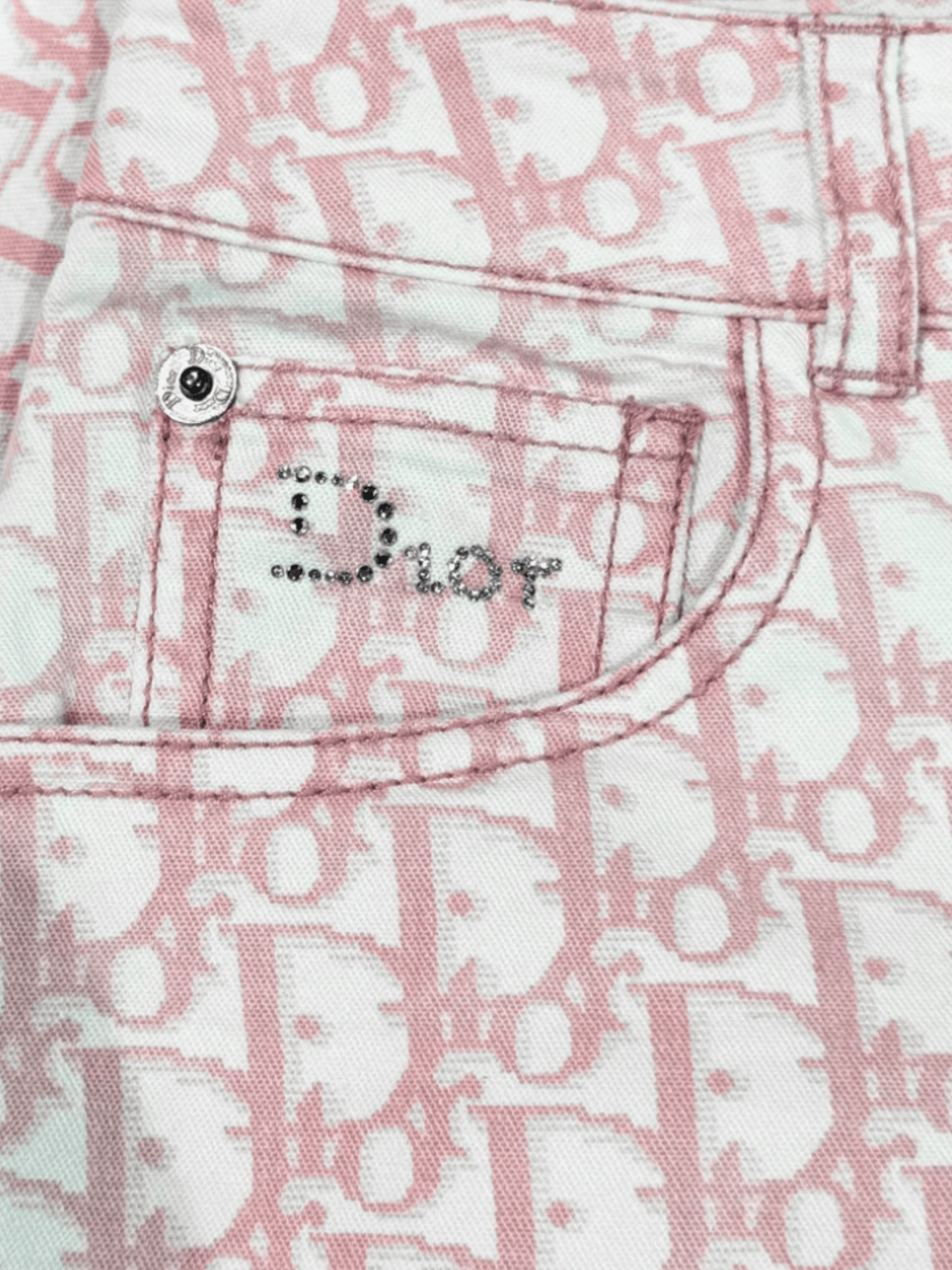 Christian Dior SS 2004 Pink Diorissimo Jeans