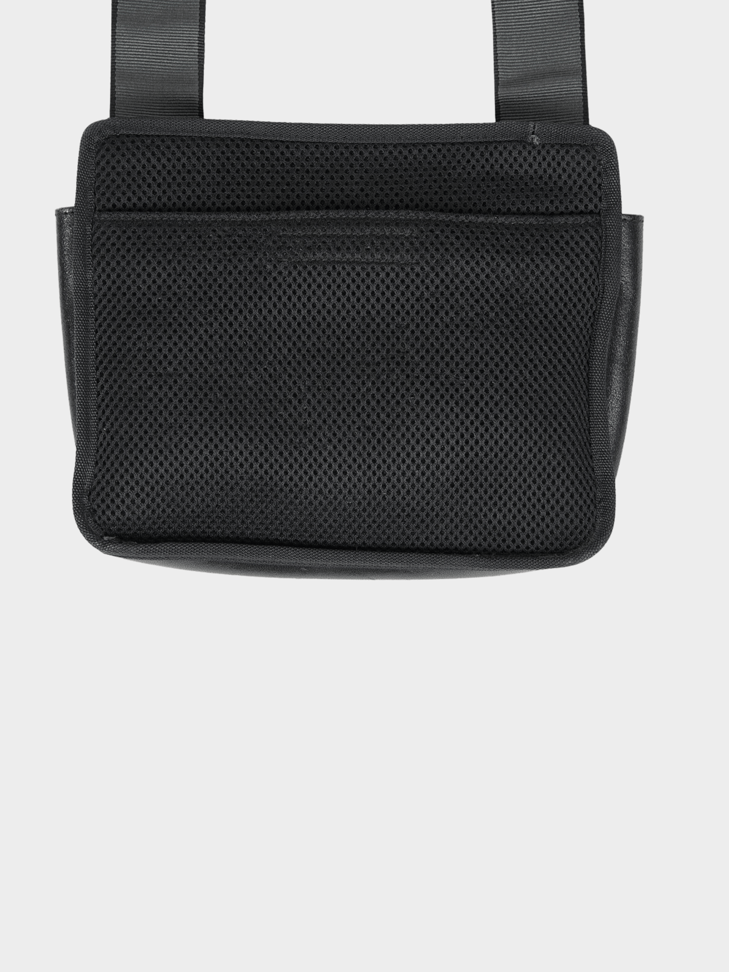 Miu Miu FW 1999 Black Leather Mesh Bag