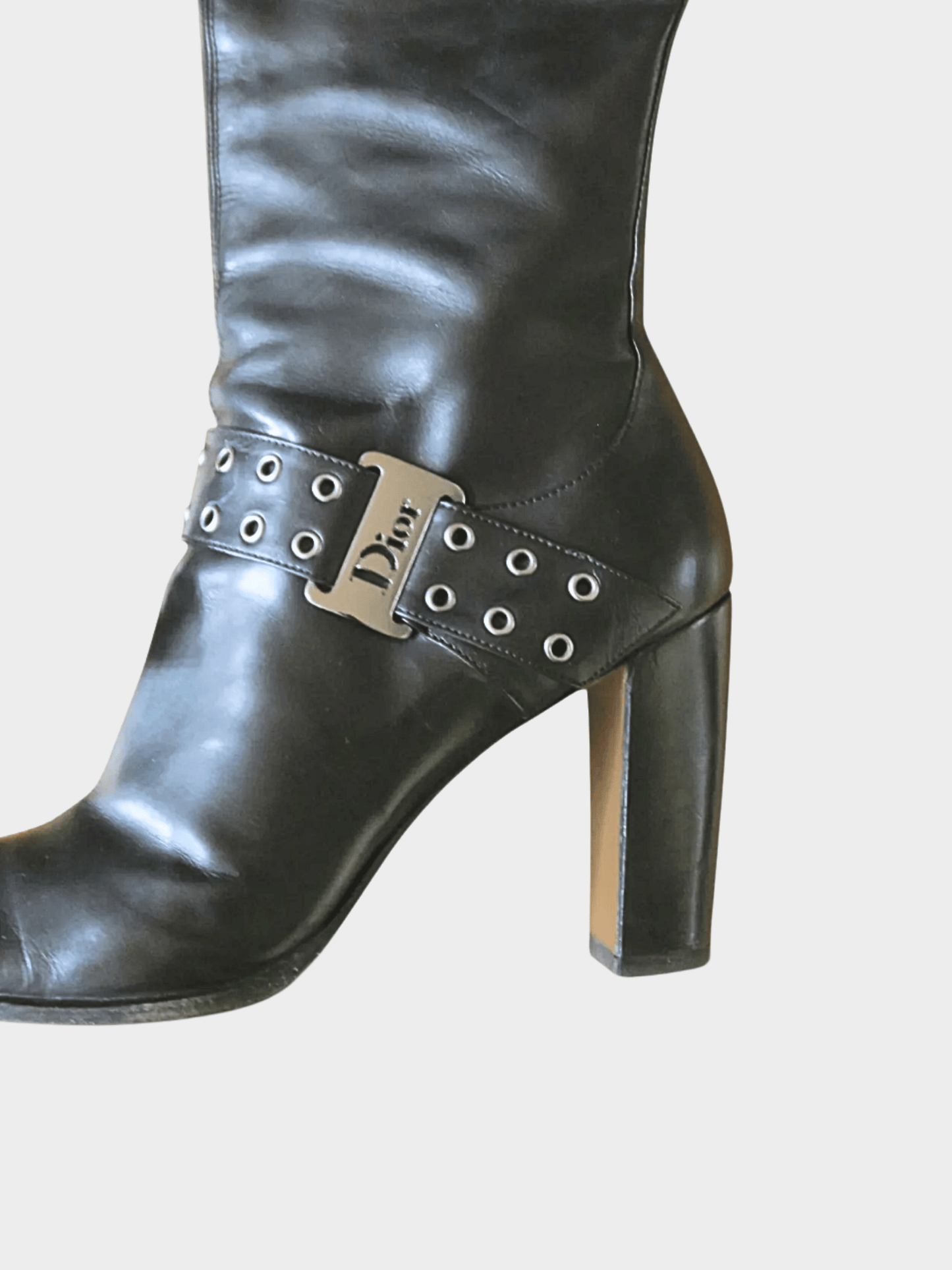 Christian Dior 2000s Black Knee High Boots