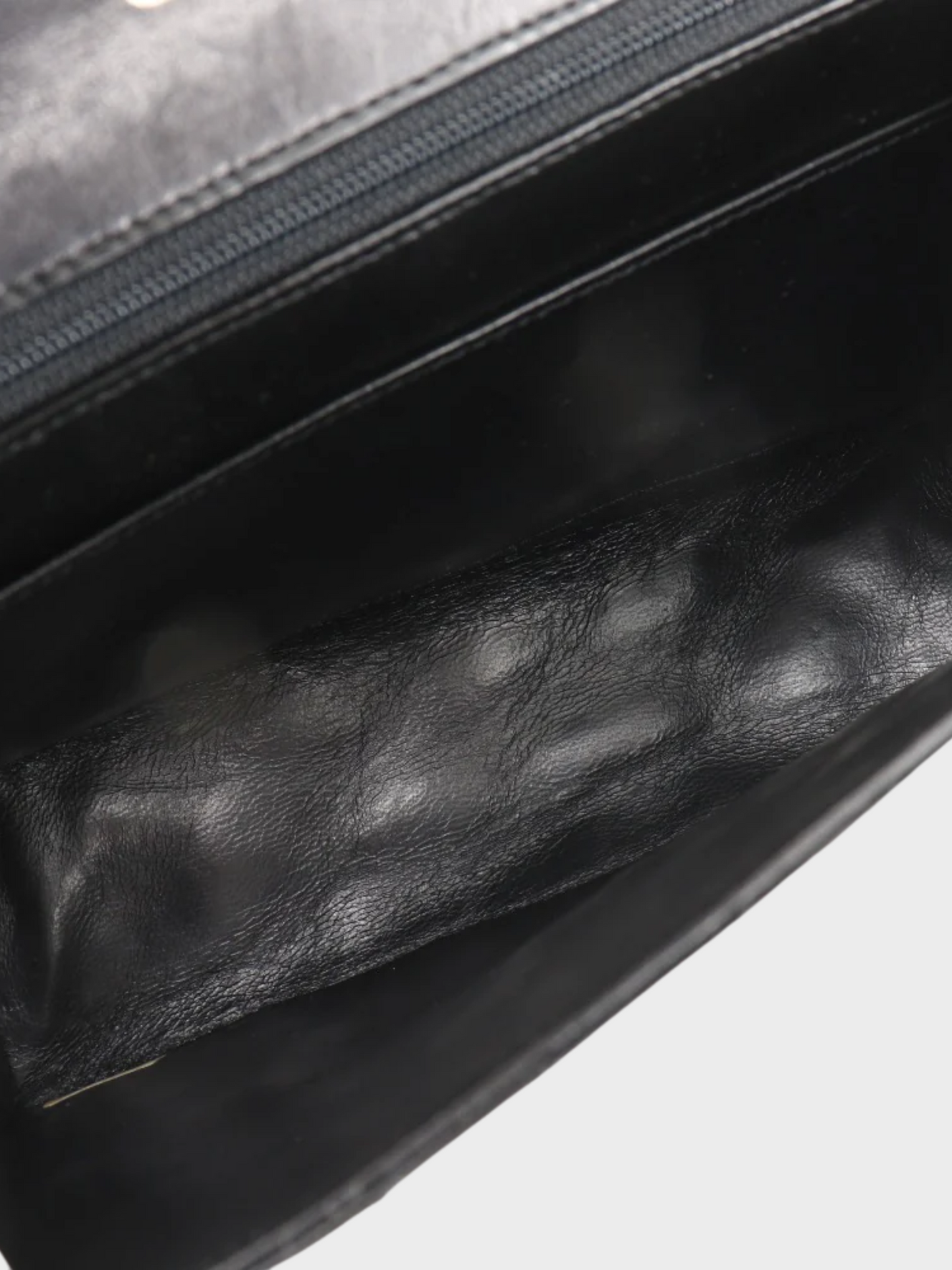 Chanel 1986 Black CC Flap Decacoco Matelasse Chain Shoulder Bag