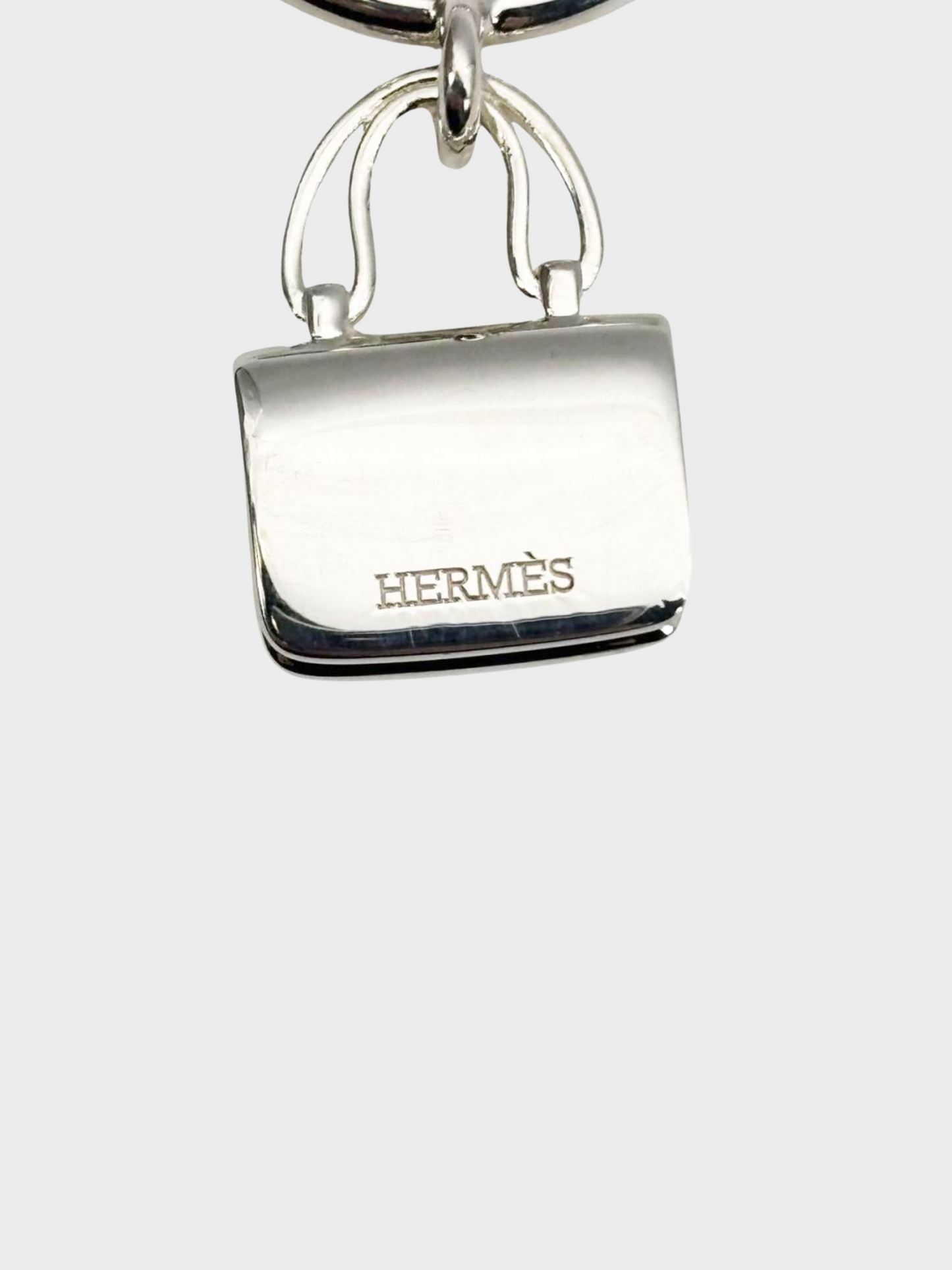 Hermès 2020s Silver Amulettes Contance Ring