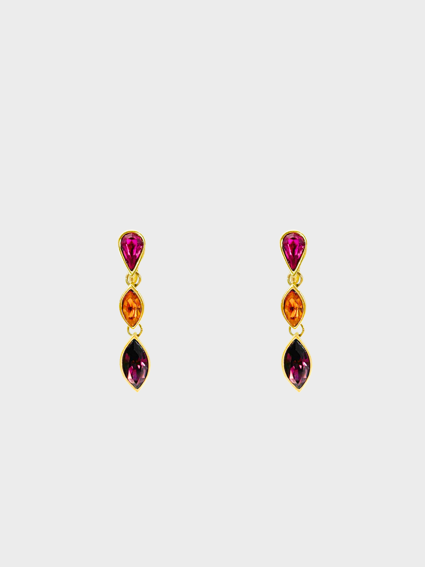 Yves Saint Laurent 1990s Stone Drop Earrings