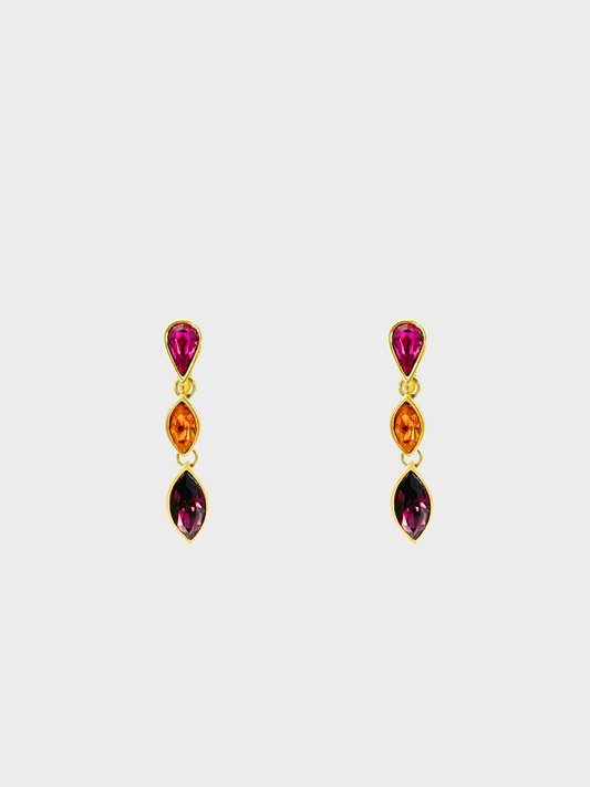 Yves Saint Laurent 1990s Stone Drop Earrings
