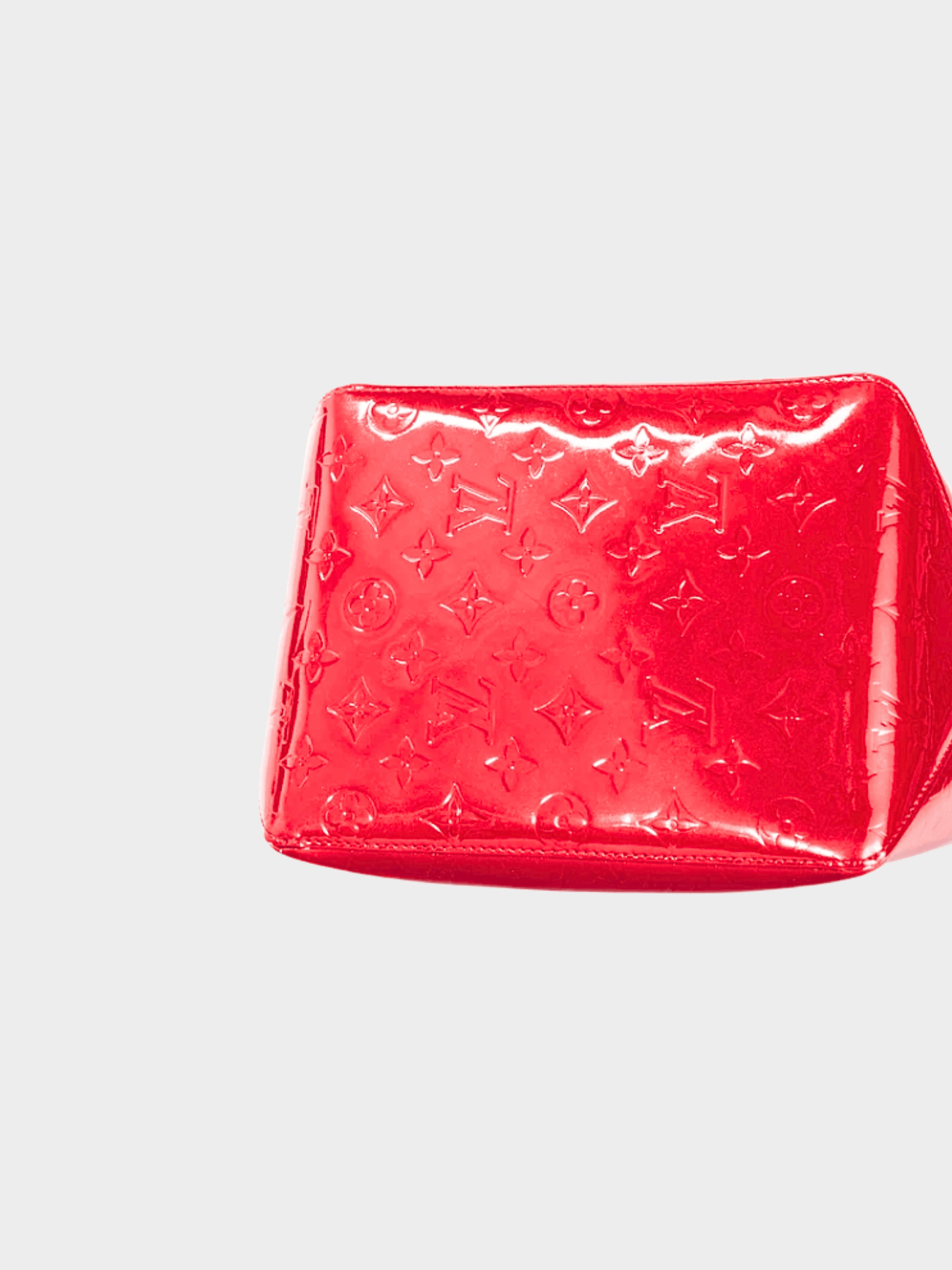 Louis Vuitton 2000s Bellevue PM Pomme D'Amour Monogram Vernis Tote