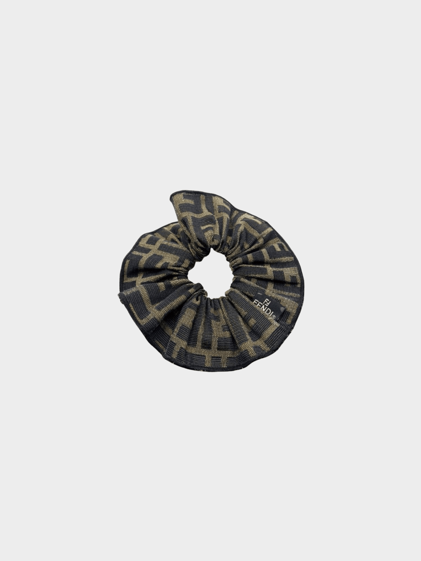 Fendi 2000s Rare Zucca Scrunchie