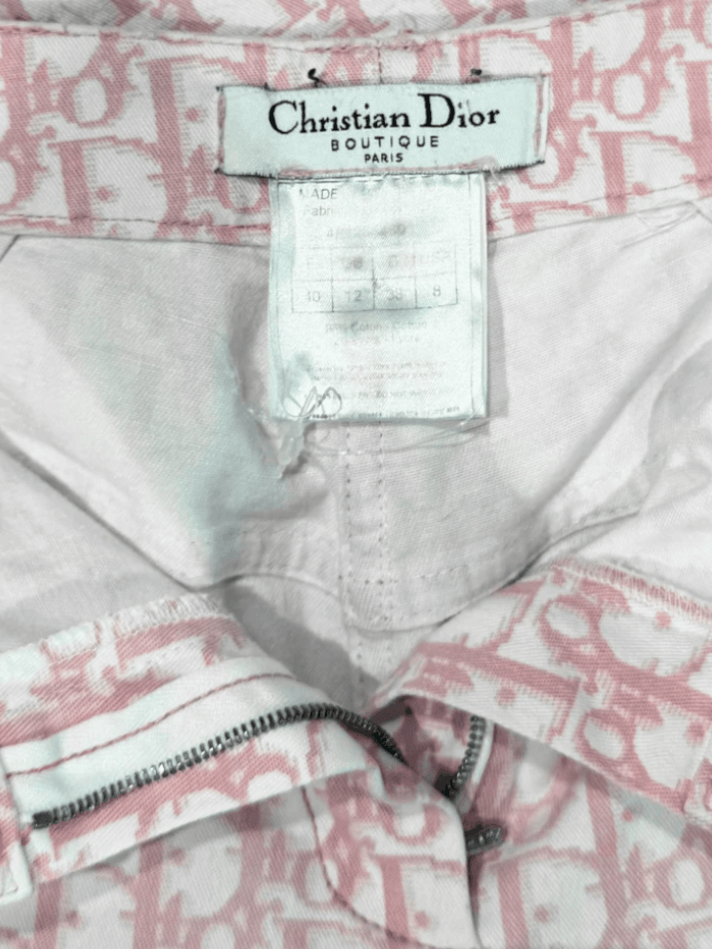 Christian Dior SS 2004 Pink Diorissimo Jeans