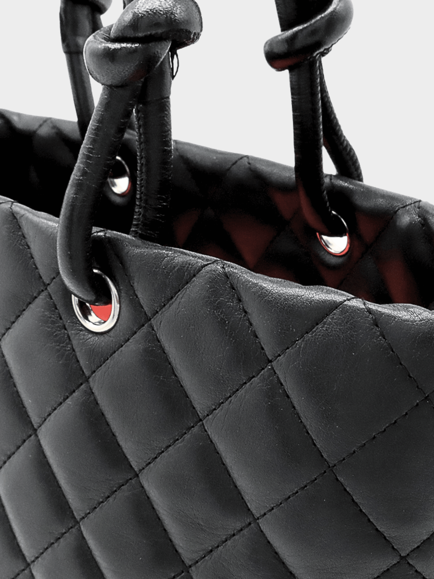 Chanel 2005 Black Cambon Logo Handbag