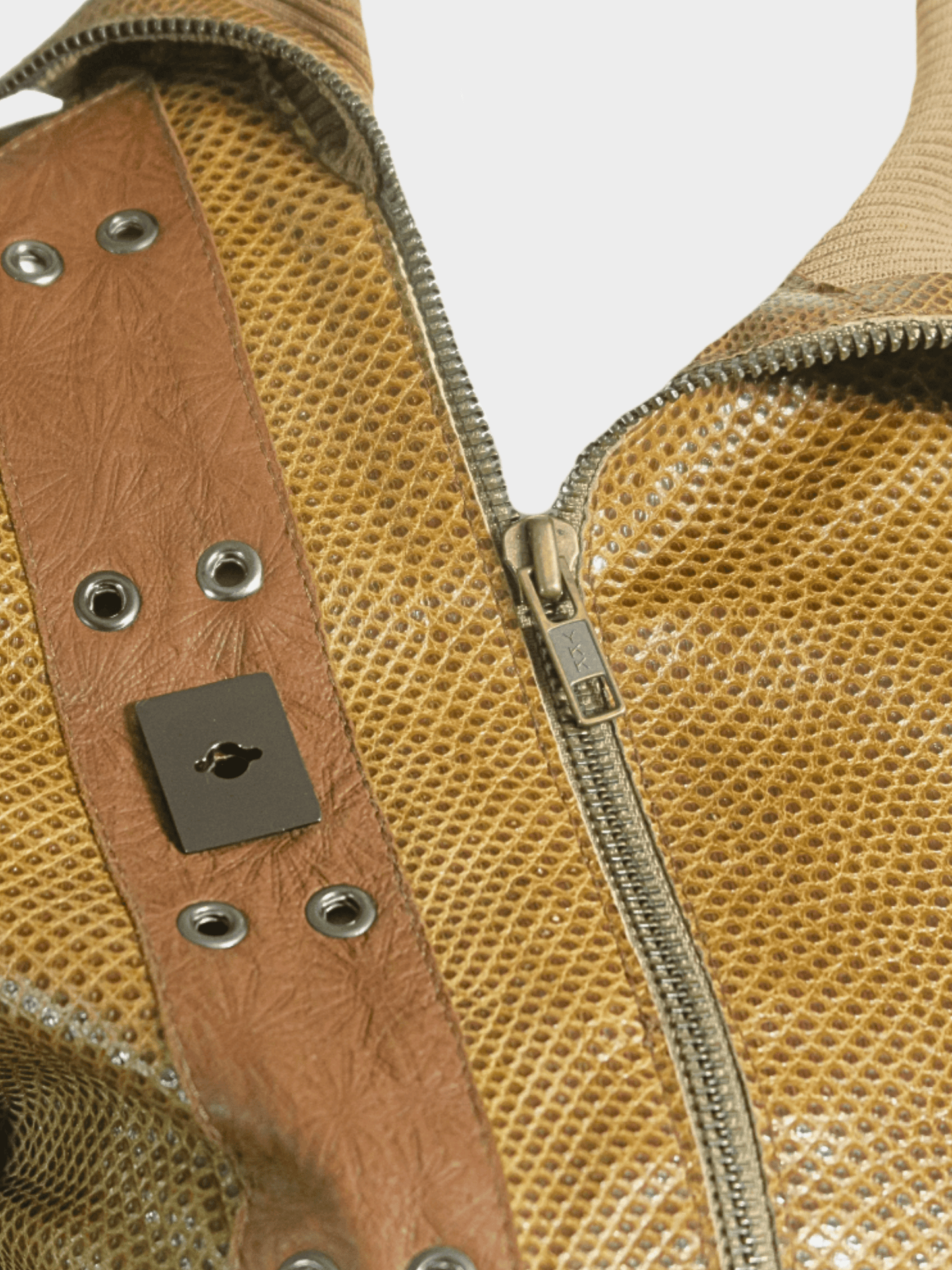 Christian Dior SS 2002 Brown Salmon Skin Leather Jacket