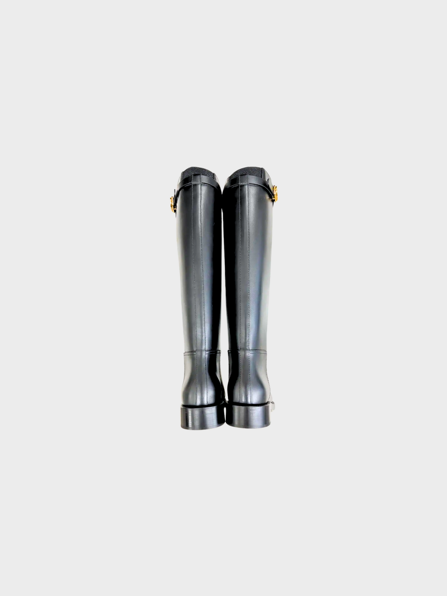 Christian Dior 2010s Black Empreinte Tall Boots