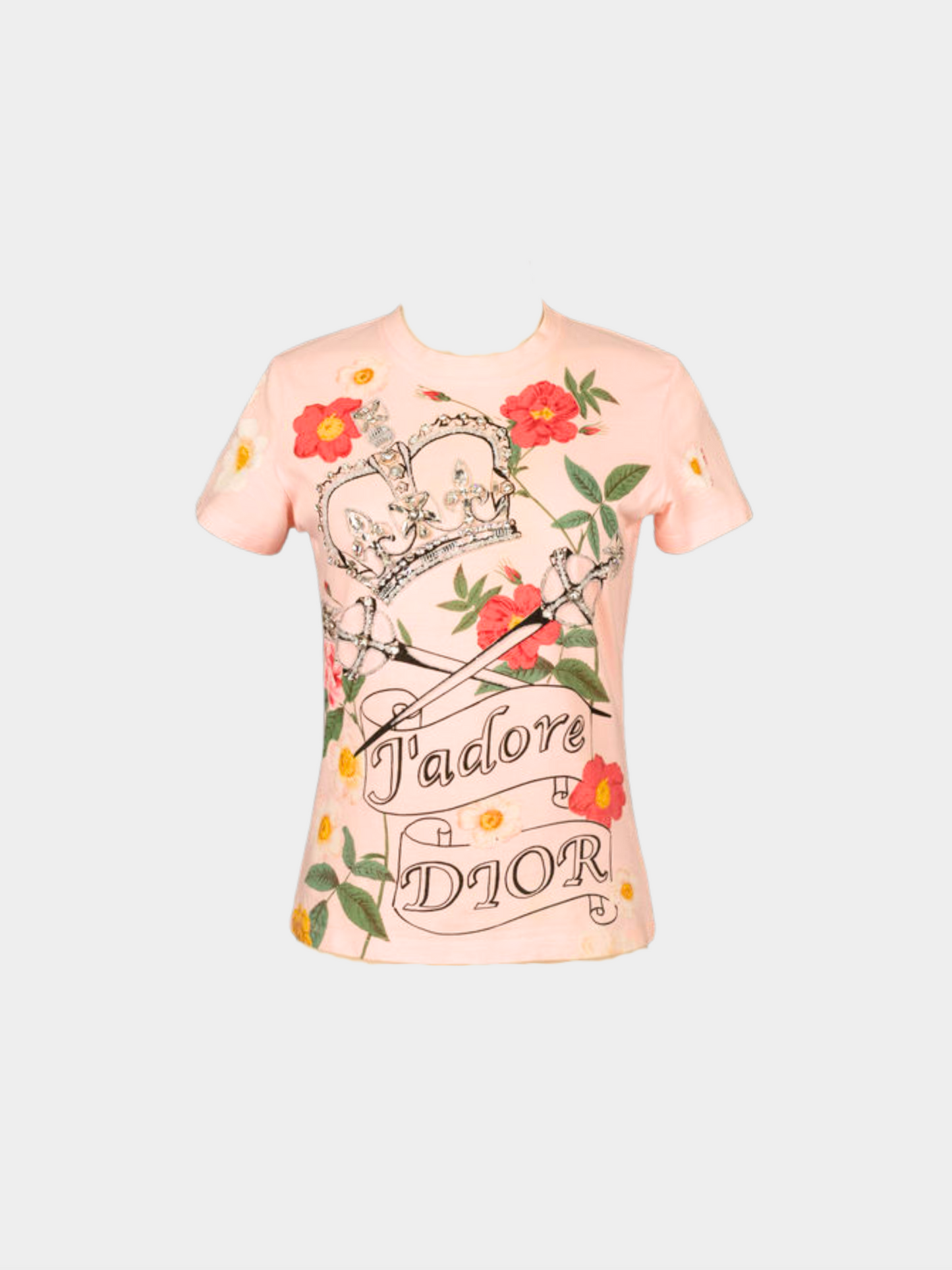 Christian Dior FW 2003 Pink J'adore Dior Tee