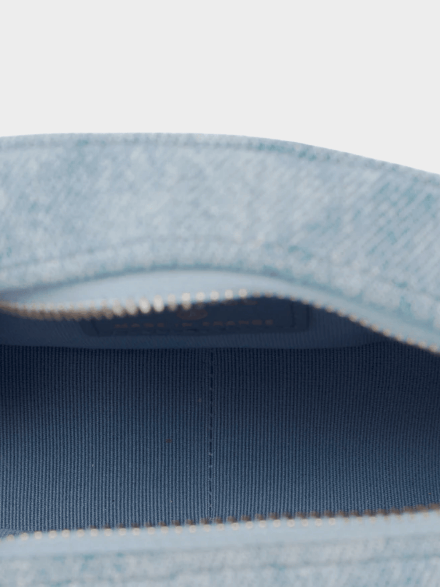 Chanel 2021 Blue Denim Vanity Clutch