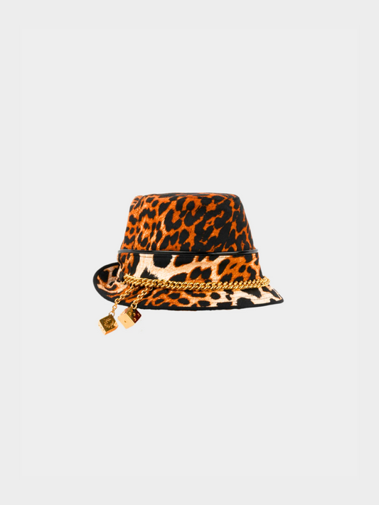 Christian Dior FW 2004 Animal Print Dice Bucket Hat