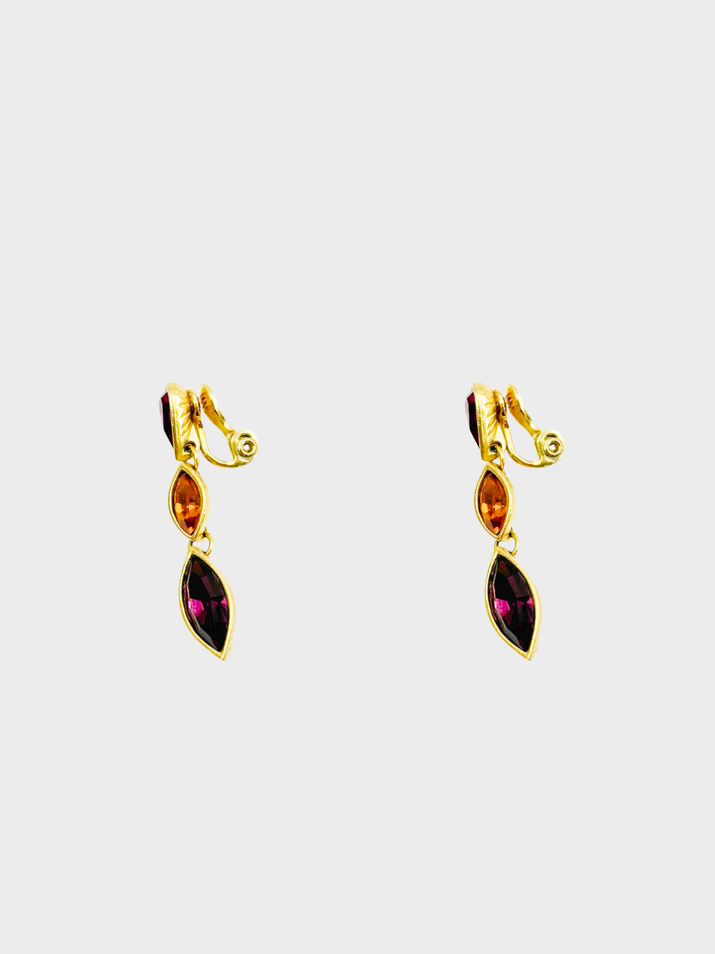 Yves Saint Laurent 1990s Stone Drop Earrings