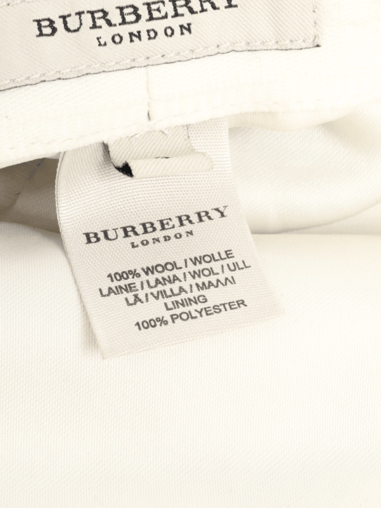 Burberry 2000s Beige Check Wool-Tweed Newsboy Cap