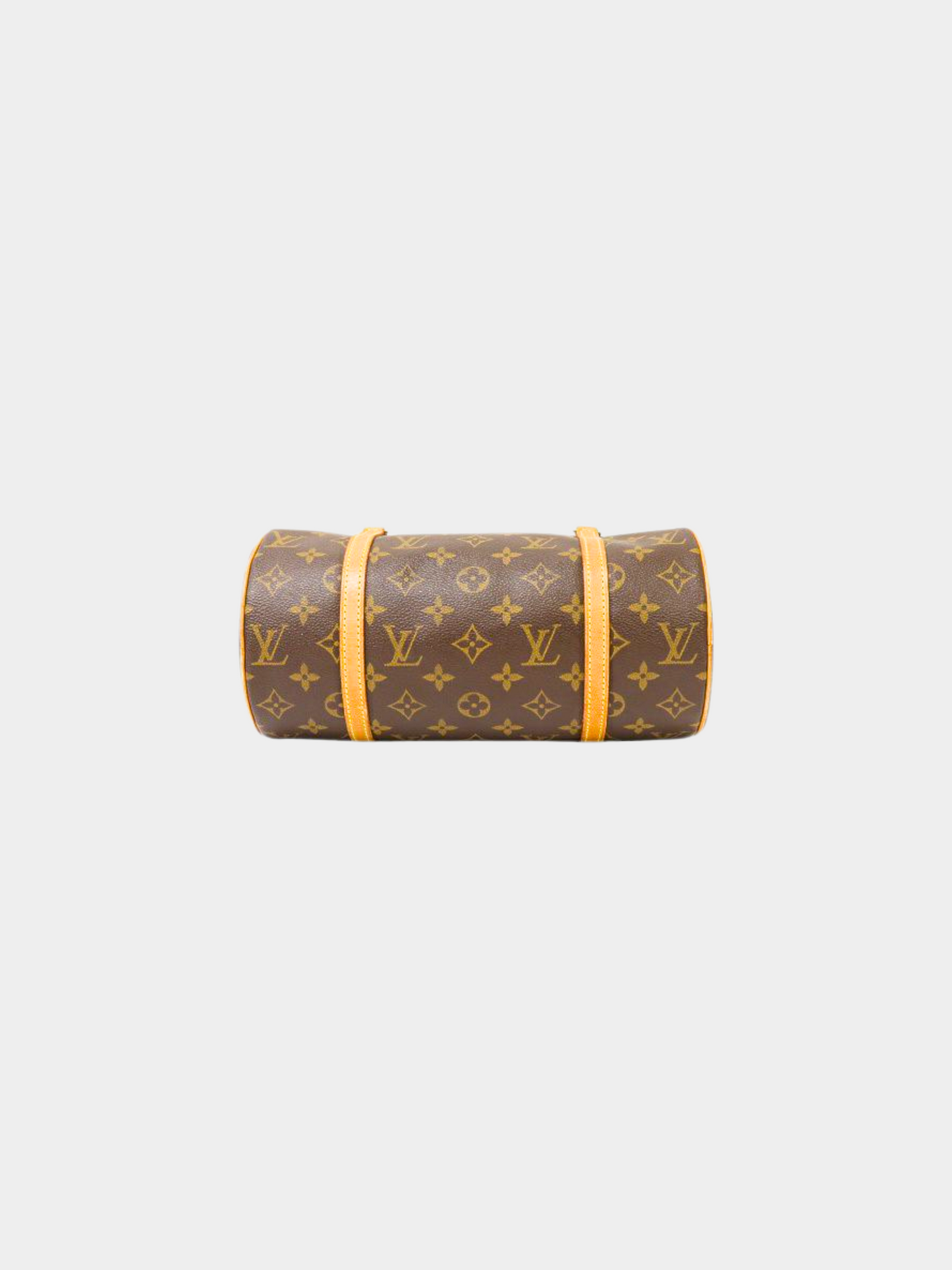Louis Vuitton 2002 Monogram Coated Canvas Papillon 26 Barrel Bag