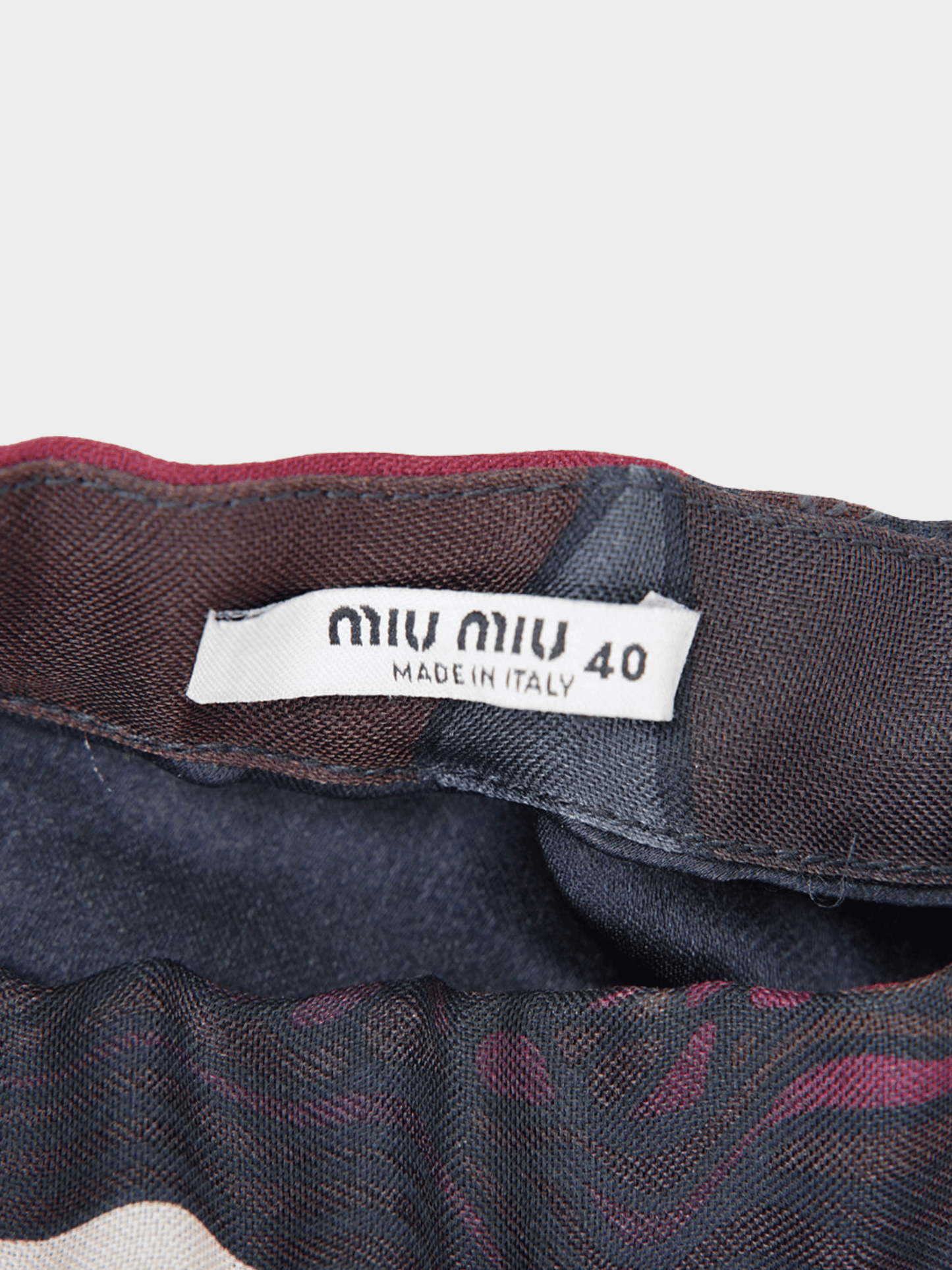 Miu Miu SS 2008 Runway Graphic Printed Silk Mini Dress