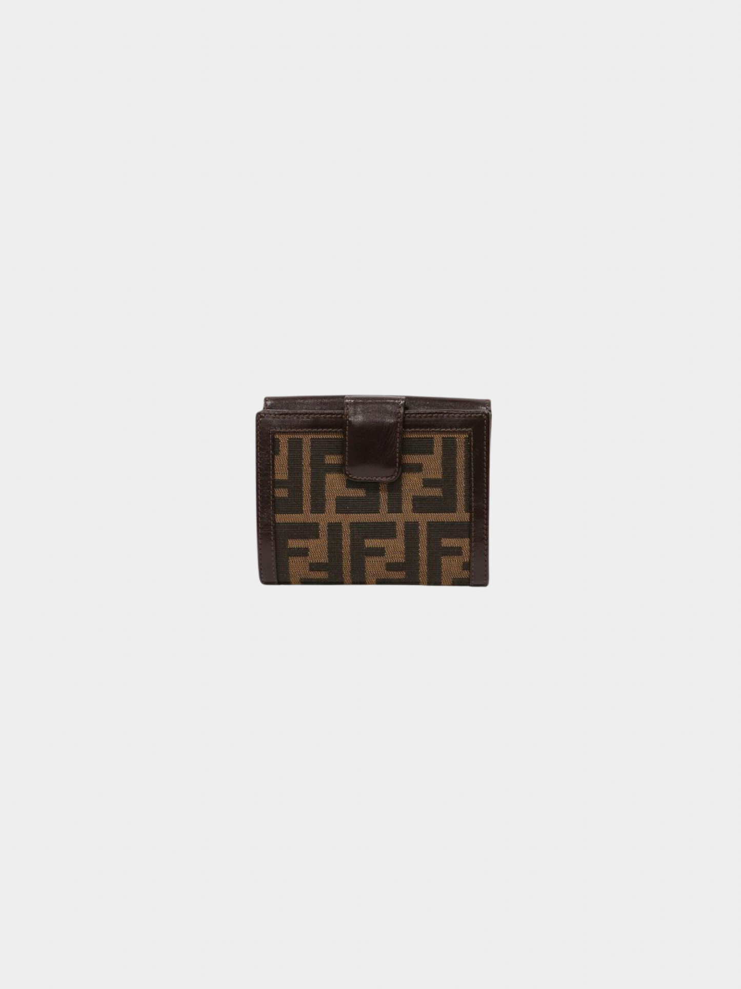 Fendi 2000s Brown Zucca Canvas Wallet
