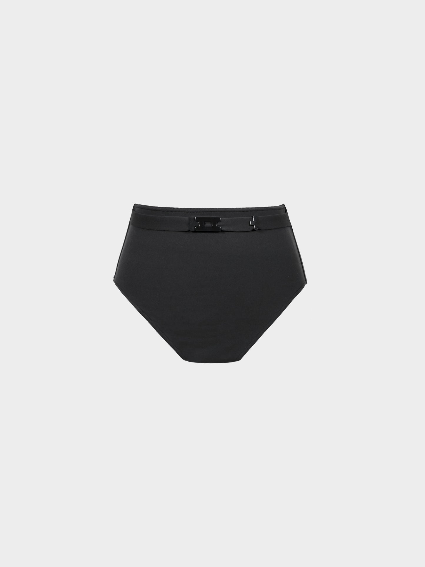 Hermes 2000s Black Belted Bikini Bottom