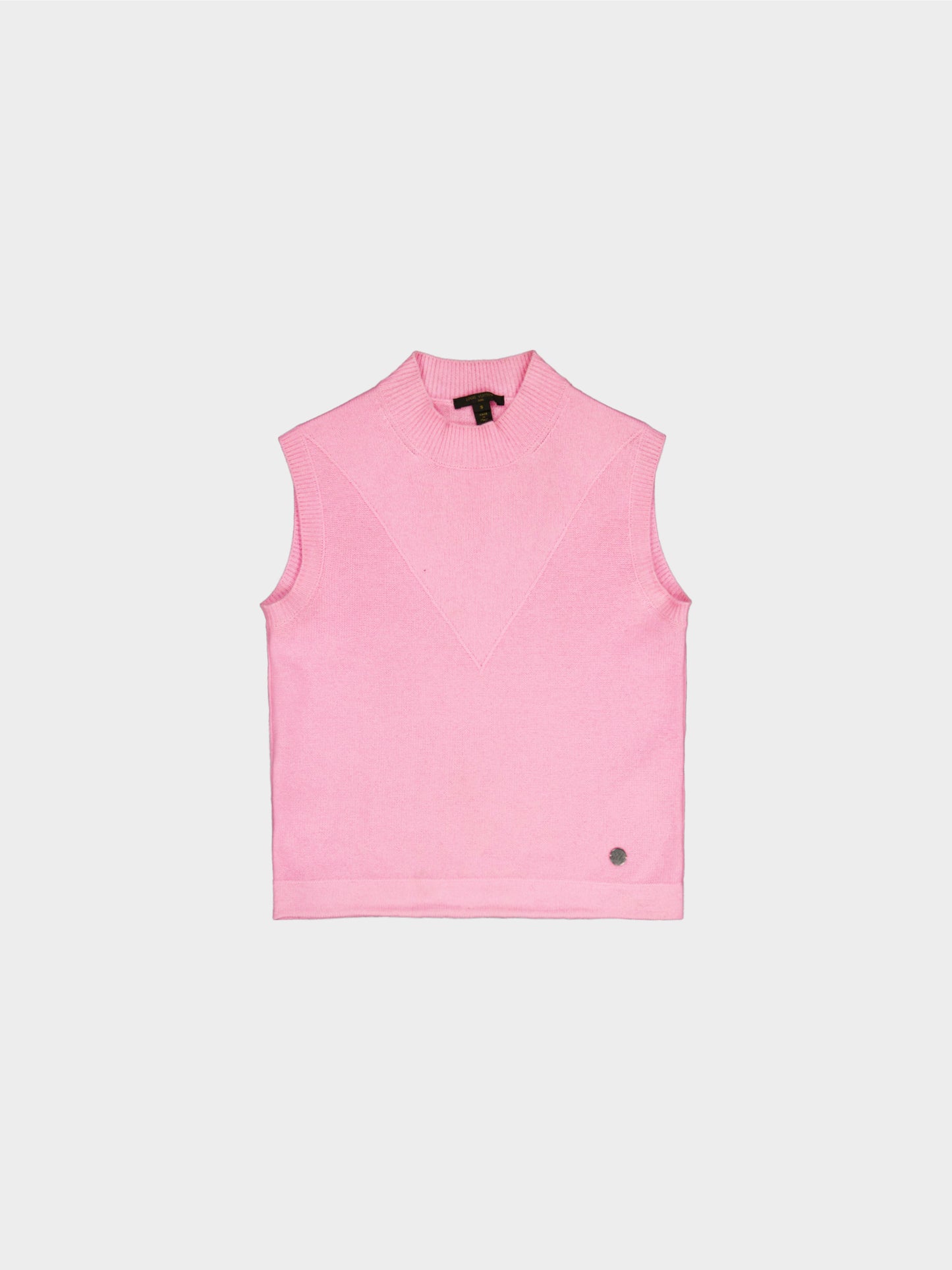 Louis Vuitton Resort 2015 Pink Knitted Tank Top