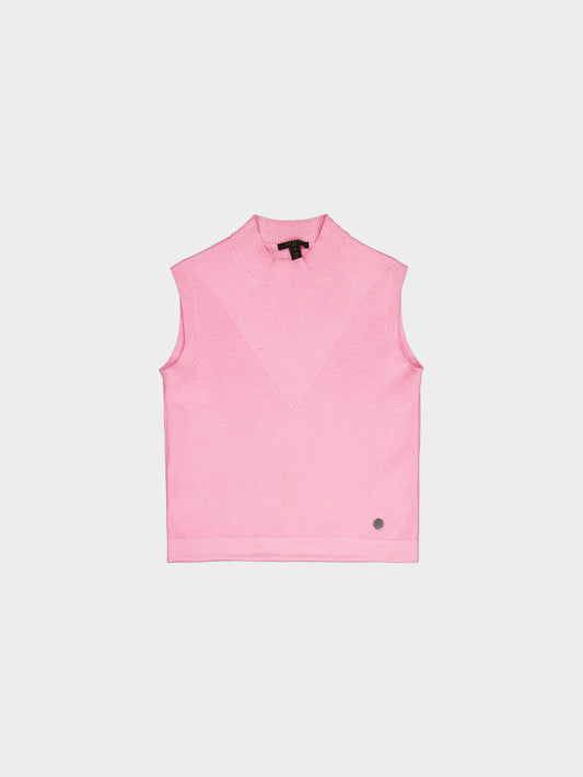Louis Vuitton Resort 2015 Pink Knitted Tank Top
