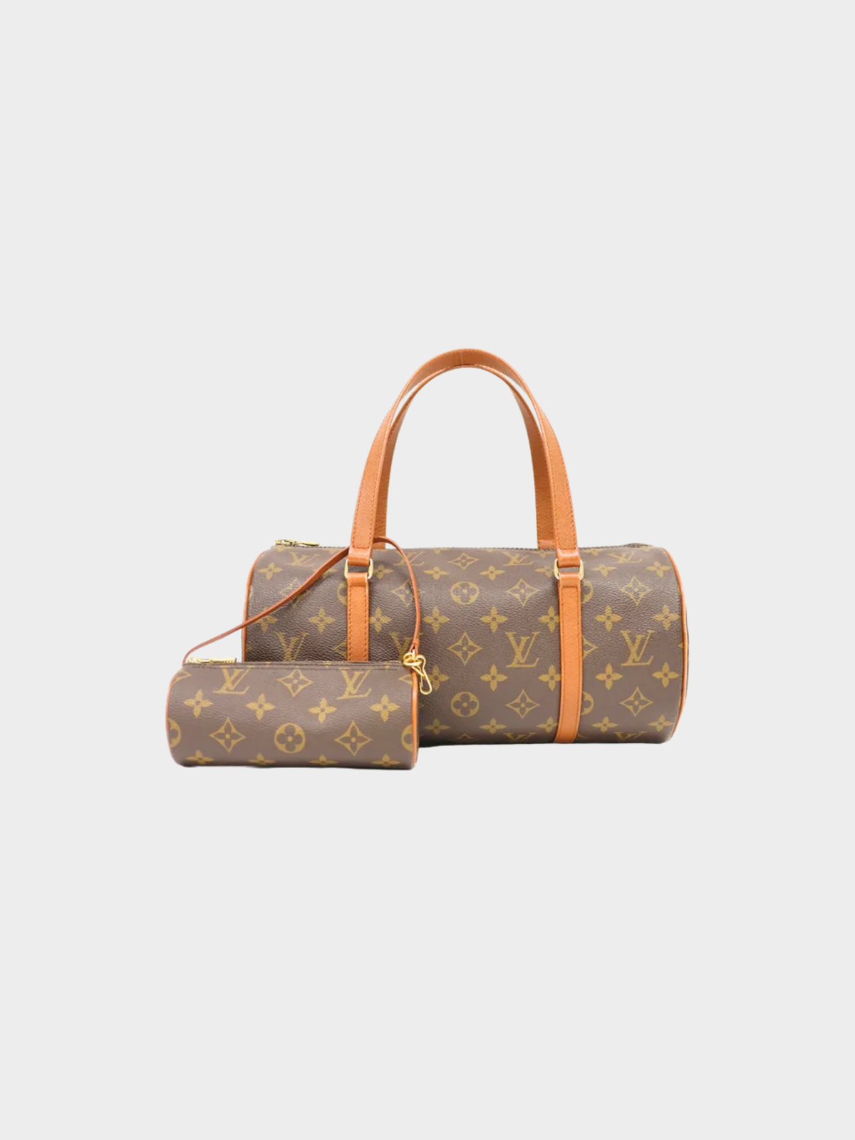 Louis Vuitton 1995 Brown Monogram Vintage Papillon 30 Bag
