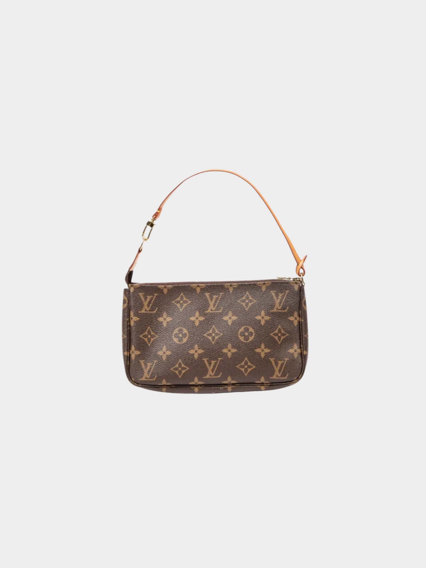 Louis Vuitton 1990s Brown Monogram Canvas Pochette Accessoires