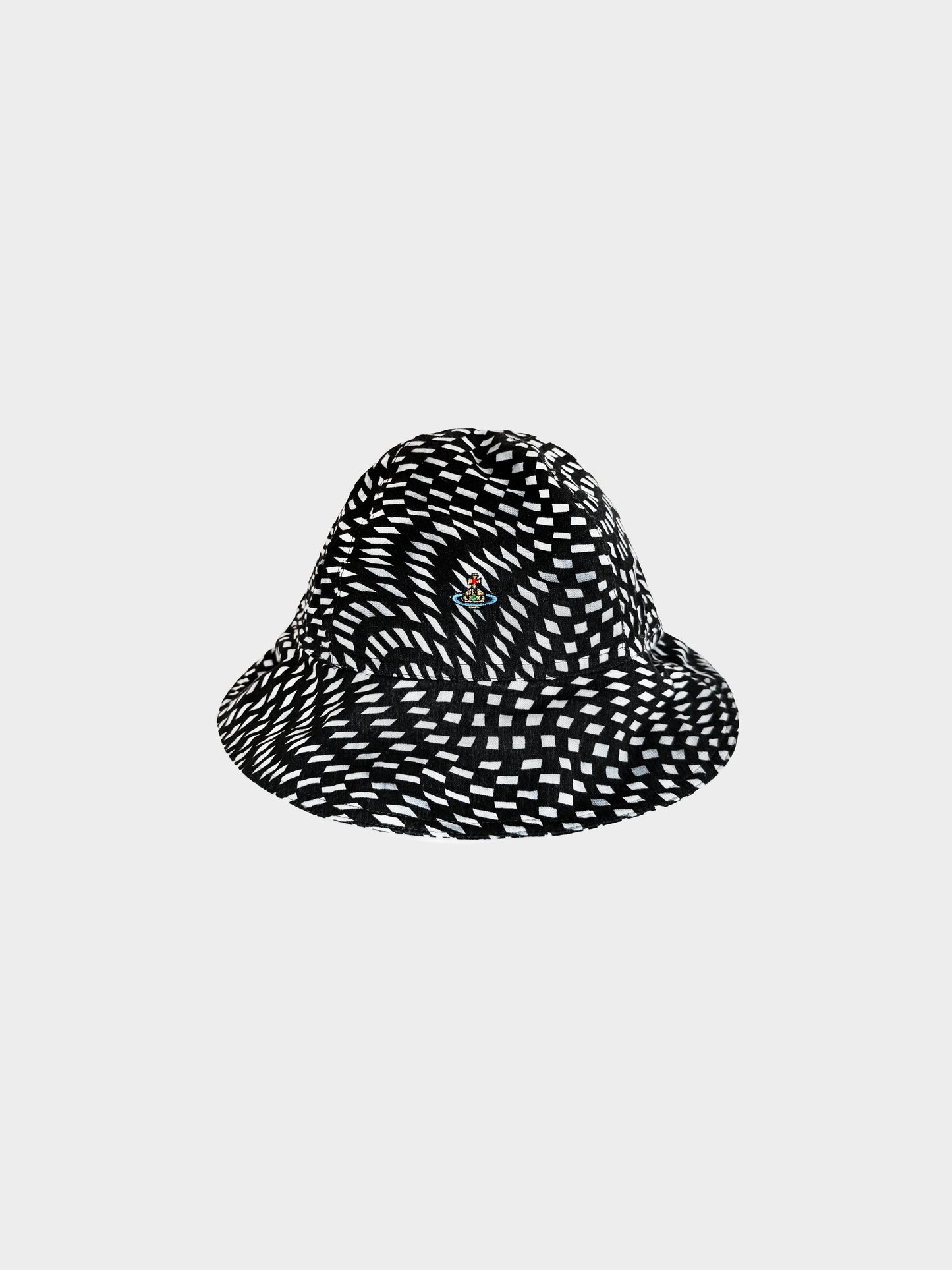 Vivienne Westwood 1990s Op Art Bucket Hat