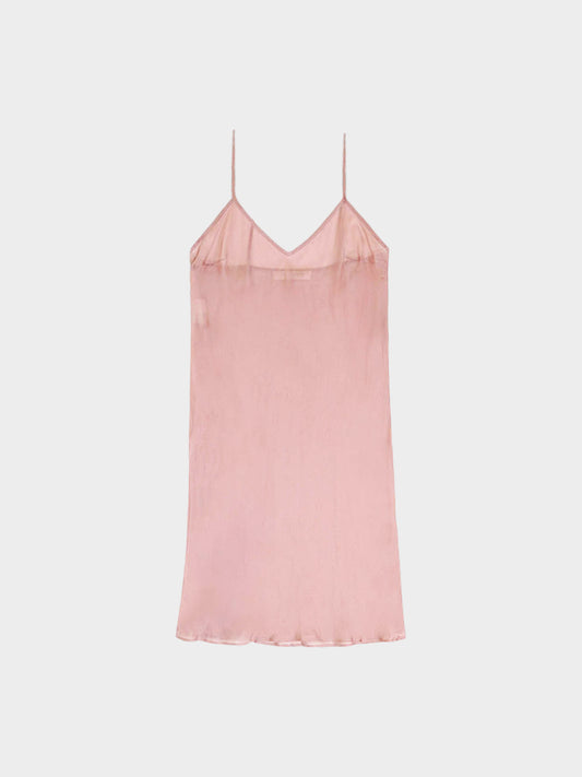 Miu Miu FW 1997 Dusty Pink Sheer Slip Dress