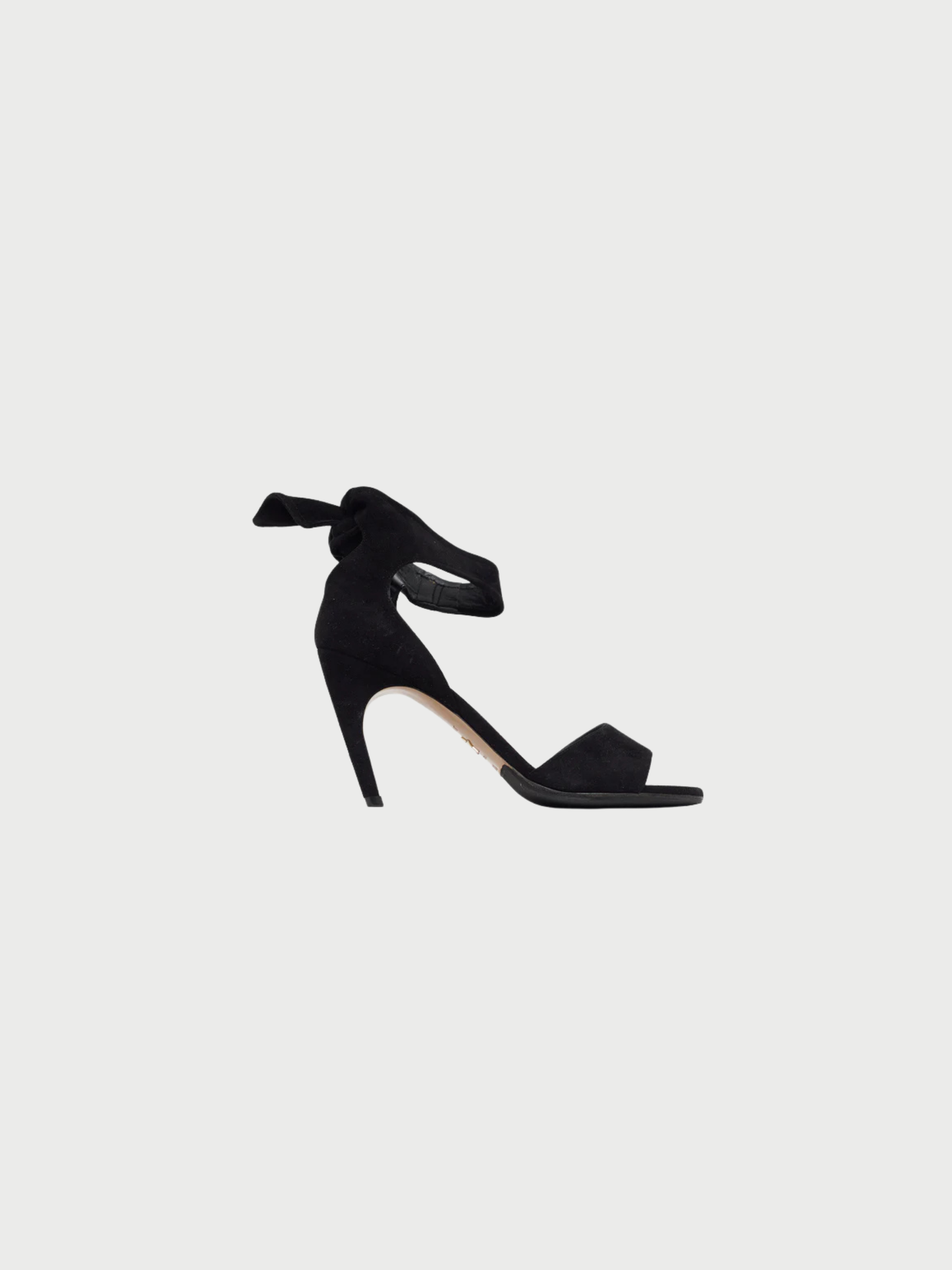 Christian Dior 2010s Black Suede La Belle D Heels