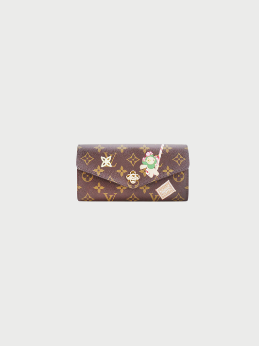 Louis Vuitton 2020s Brown Monogram Vivienne Portefeuille Sarah NM Wallet
