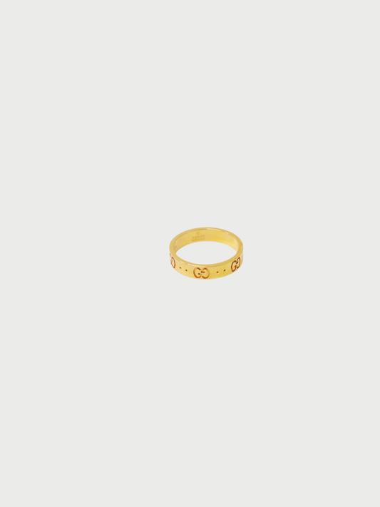 Gucci 2000s Gold 750 Icon Ring