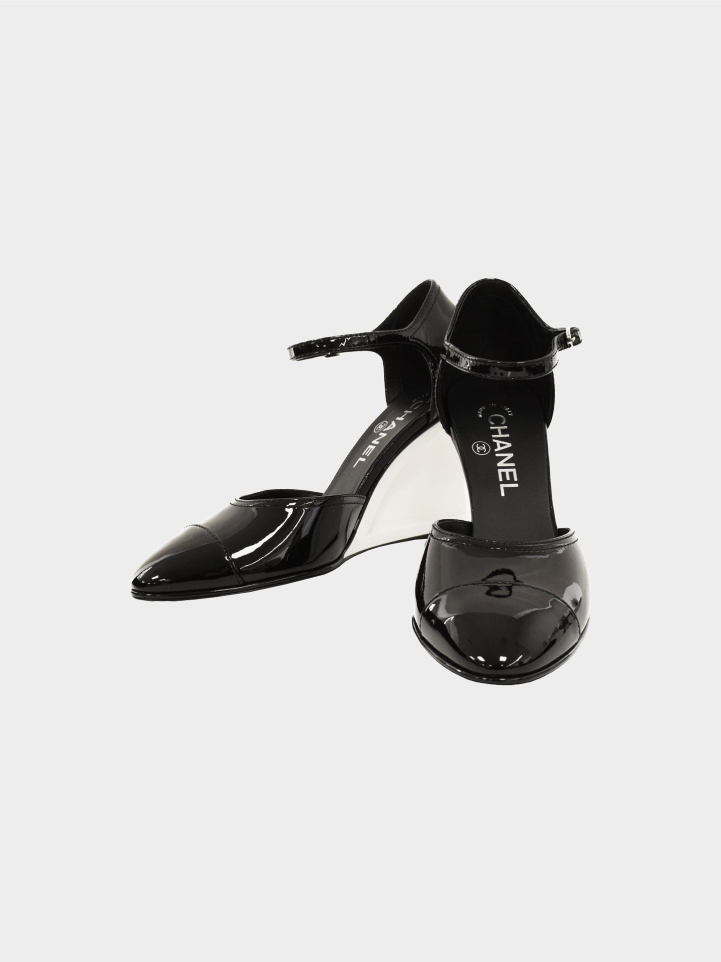 Chanel Fall 2021 Patent Leather D'Orsay Pumps