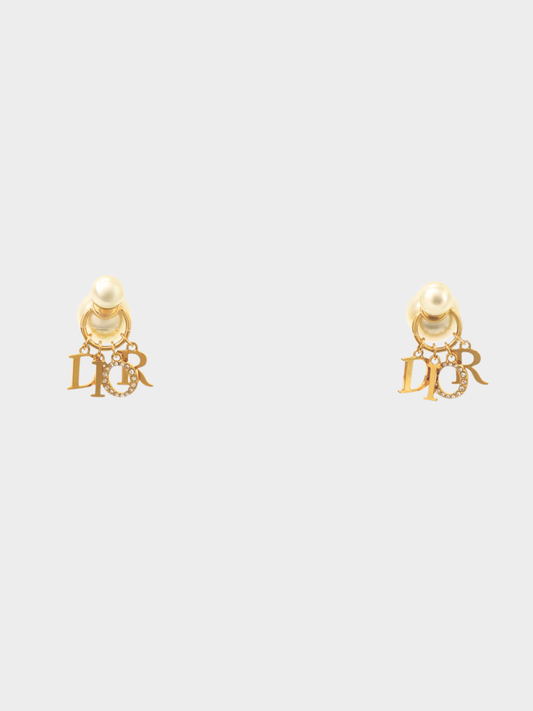 Christian Dior 2020s Gold Plated Metal Tribales Earrings