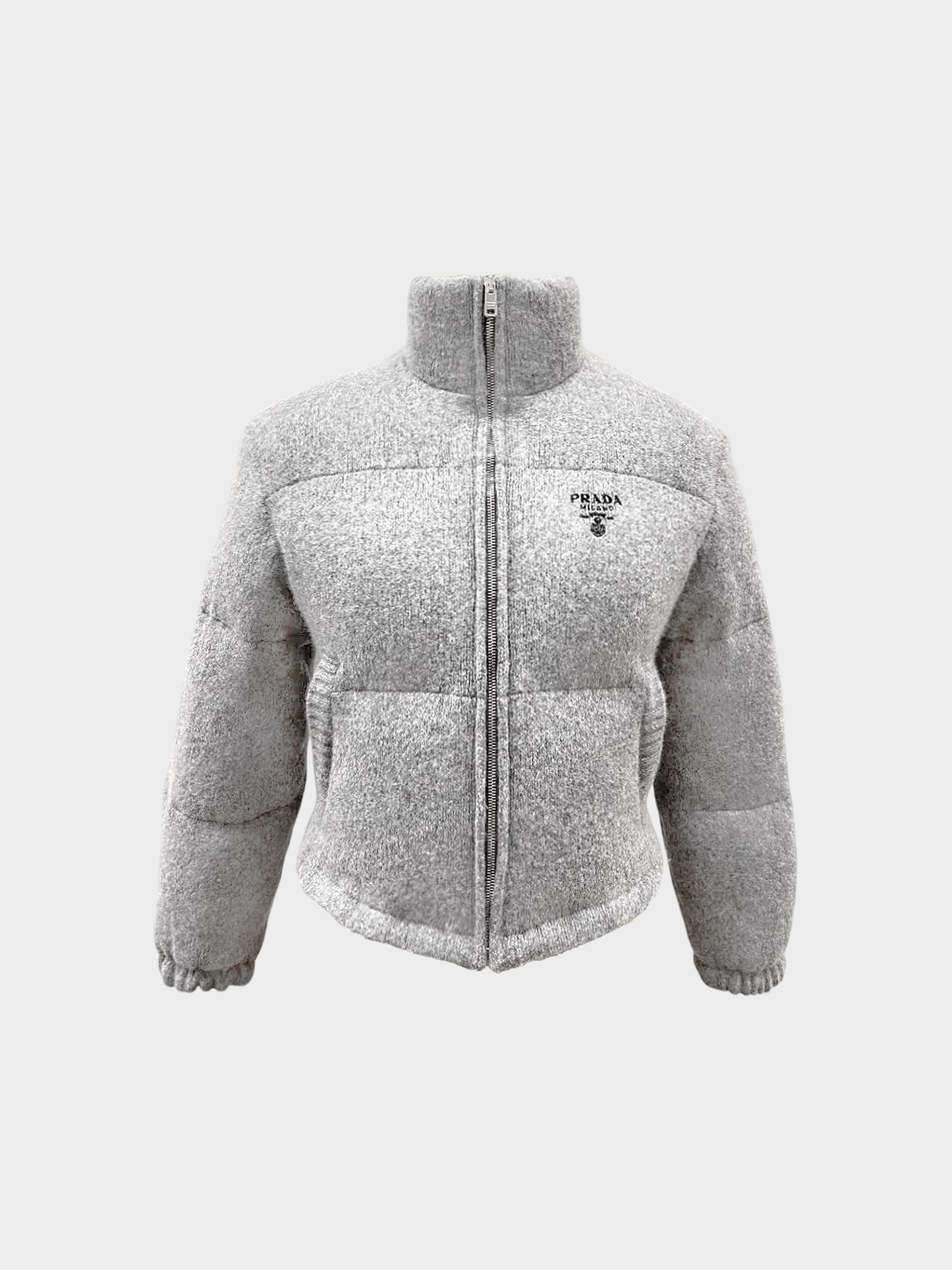 Prada 2021 Grey Down-filled Puffer Jacket