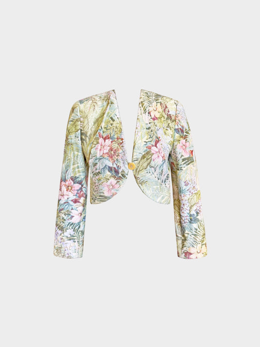 Armani 1990s Multicolored Floral Jacket